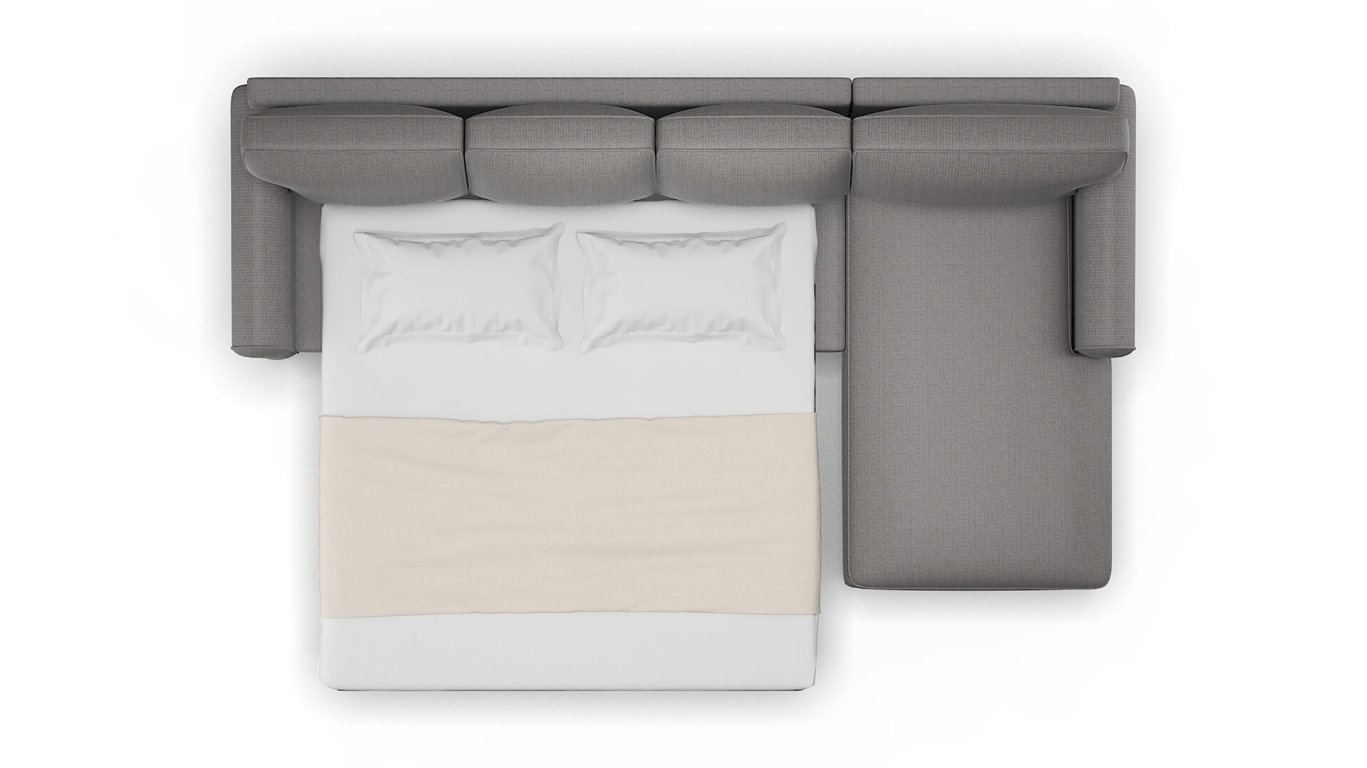 Augusta Avenger Zinc Panel Sleeper Espresso legs 3