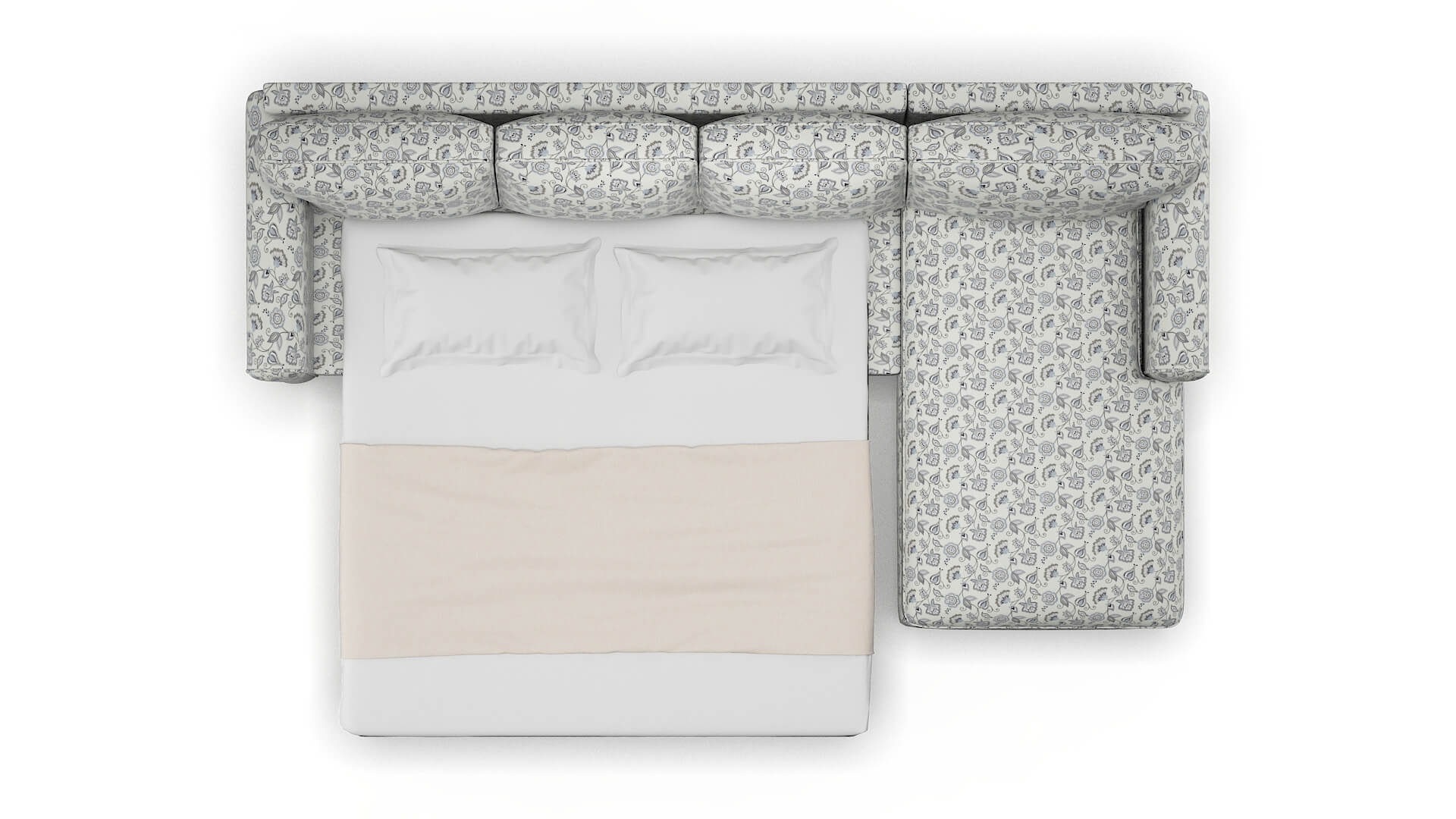 Augusta Avignon Sky Panel Sleeper Espresso legs 3