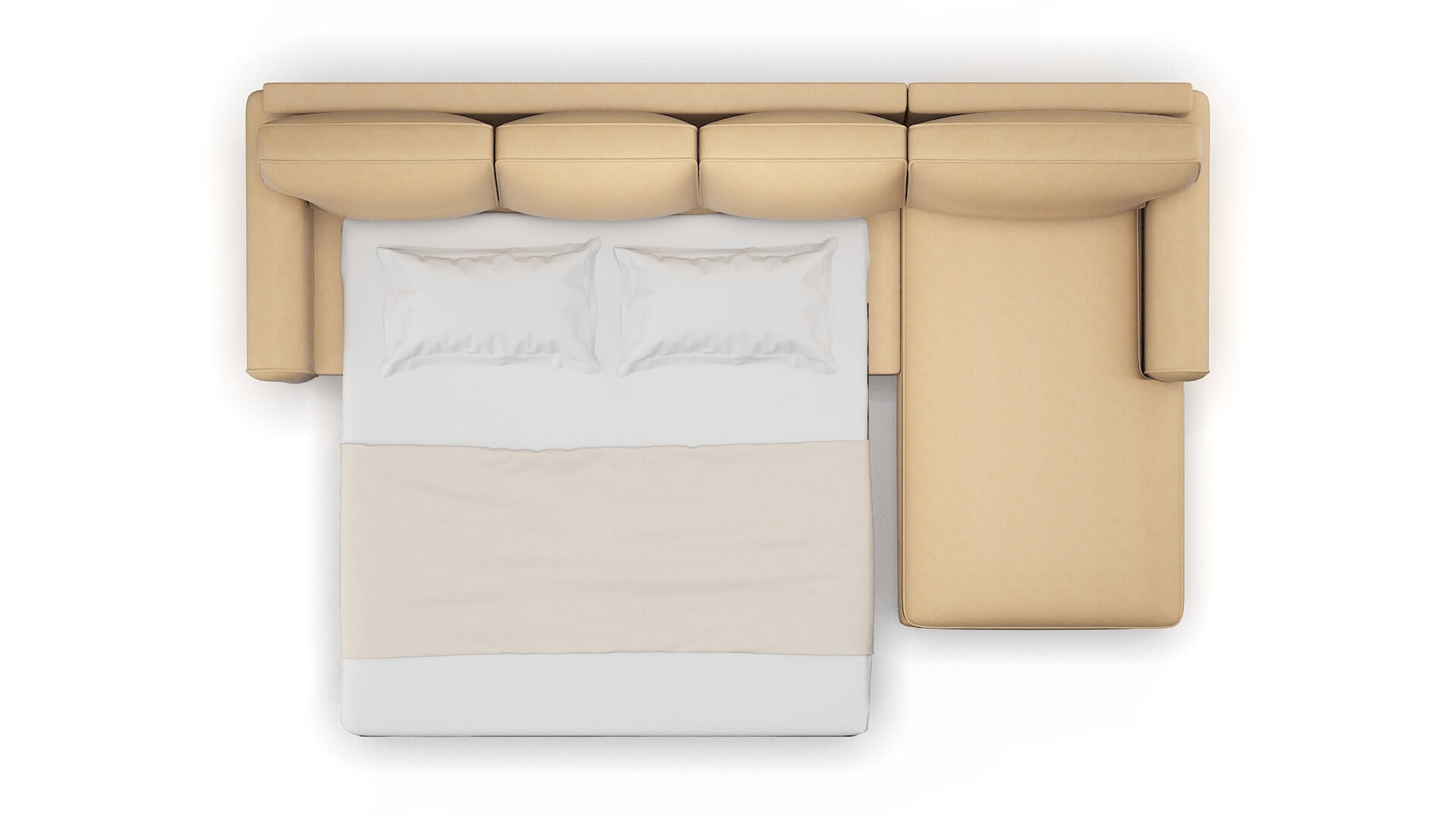 Augusta Bella Coffee Panel Sleeper Espresso legs 3