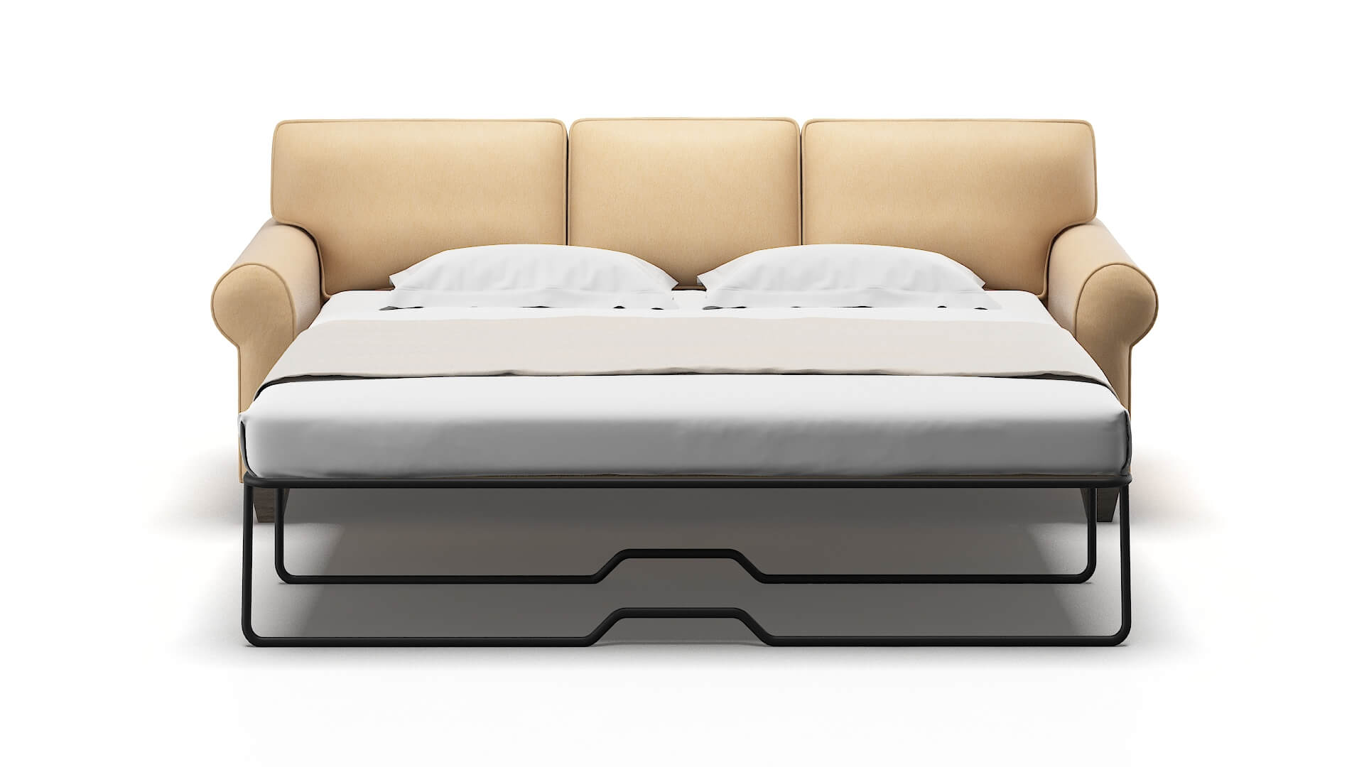 Augusta Bella Coffee Sofa Sleeper Espresso legs 1