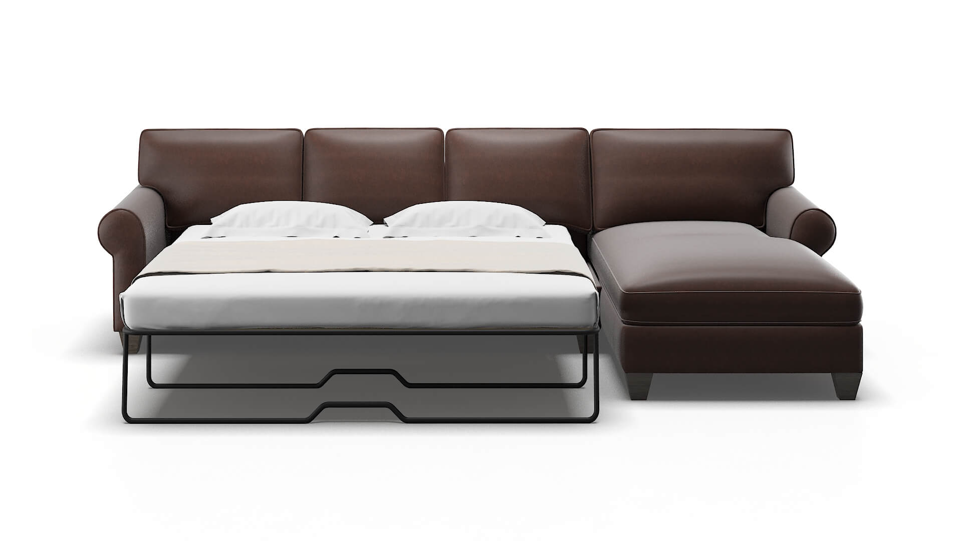 Augusta Bella Espresso Panel Sleeper Espresso legs 1