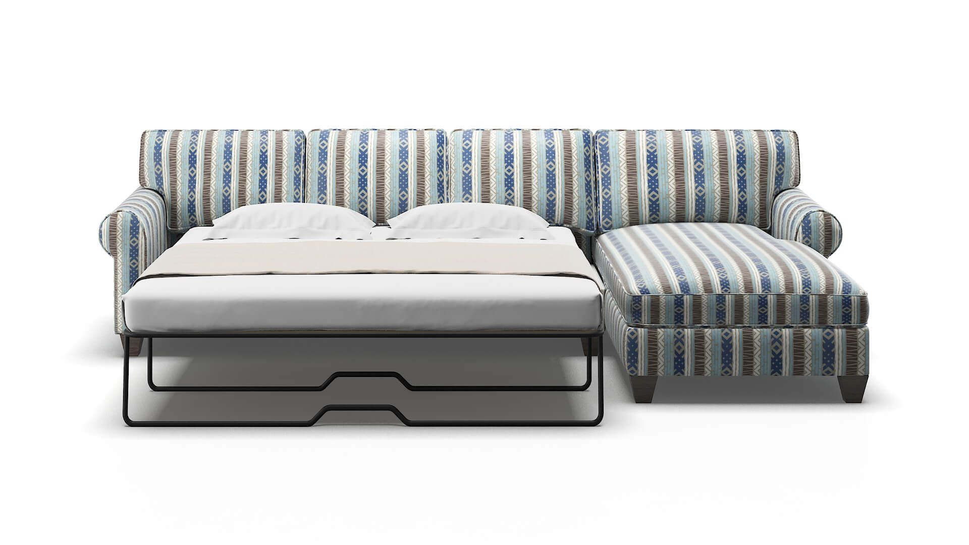 Augusta Bodhi Indigo Panel Sleeper Espresso legs 1