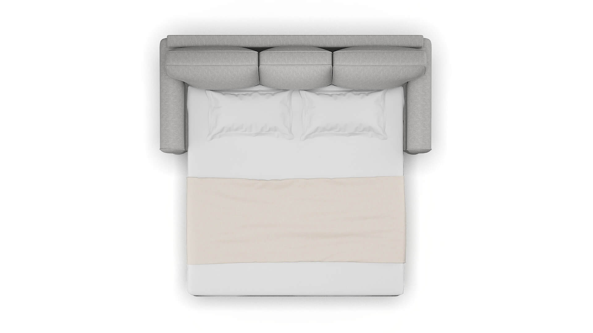 Augusta Bungalow Graphite Sofa Sleeper Espresso legs 3