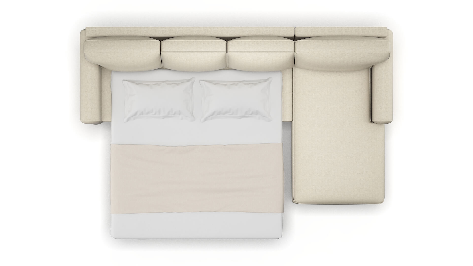 Augusta Catalina Wheat Panel Sleeper Espresso legs 3