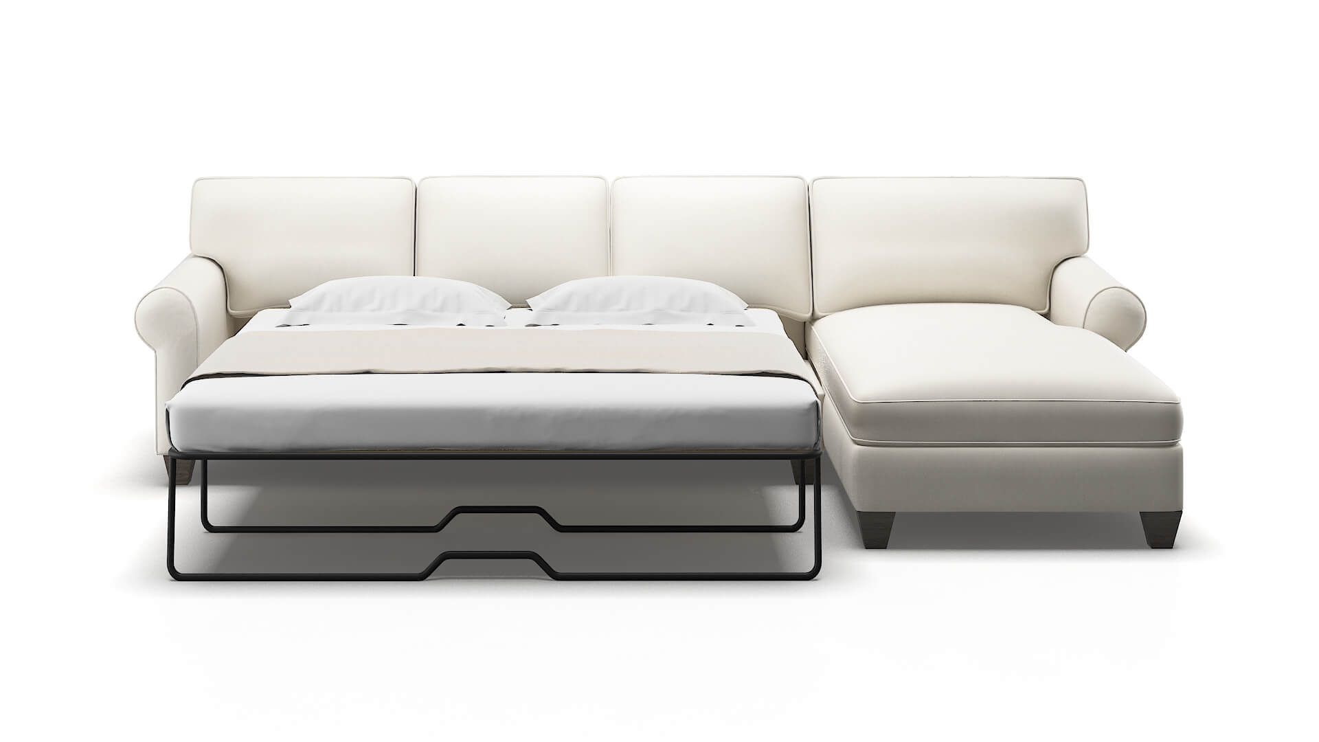 Augusta Chance Bone Panel Sleeper Espresso legs 1