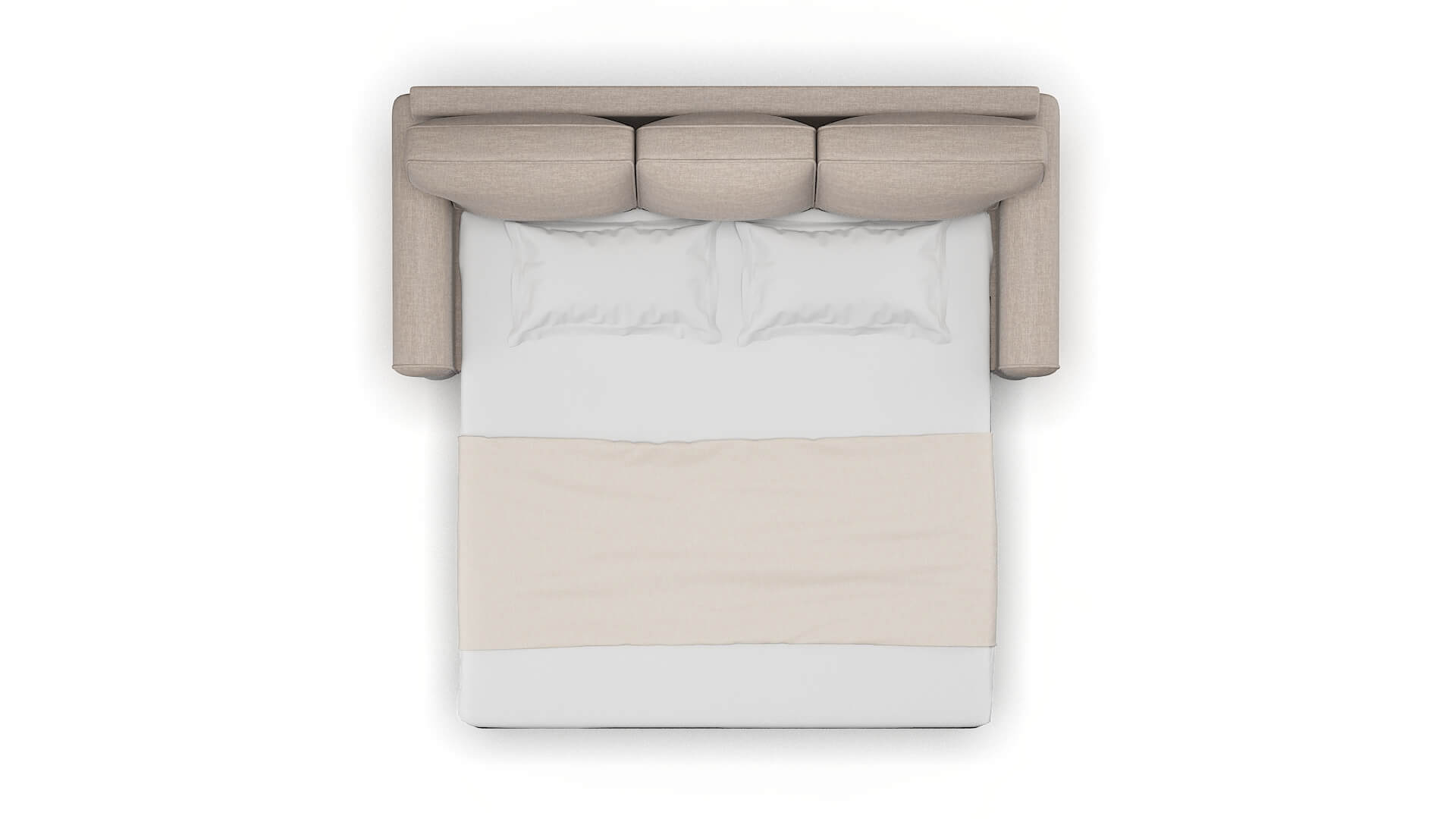 Augusta Clyde Dolphin Sofa Sleeper Espresso legs 3