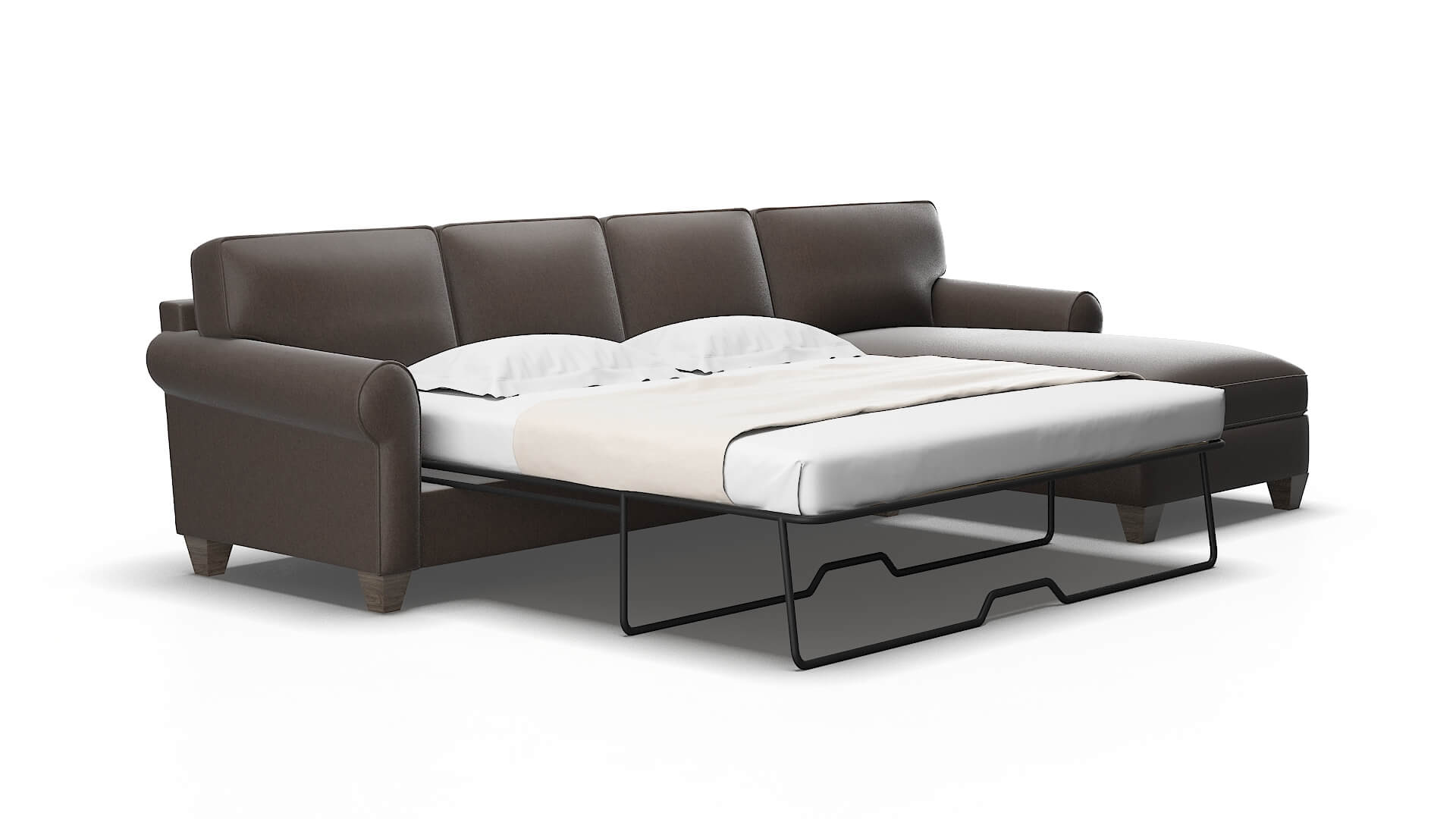 Augusta Cosmo chocolate Panel sleeper Espresso Legs  2