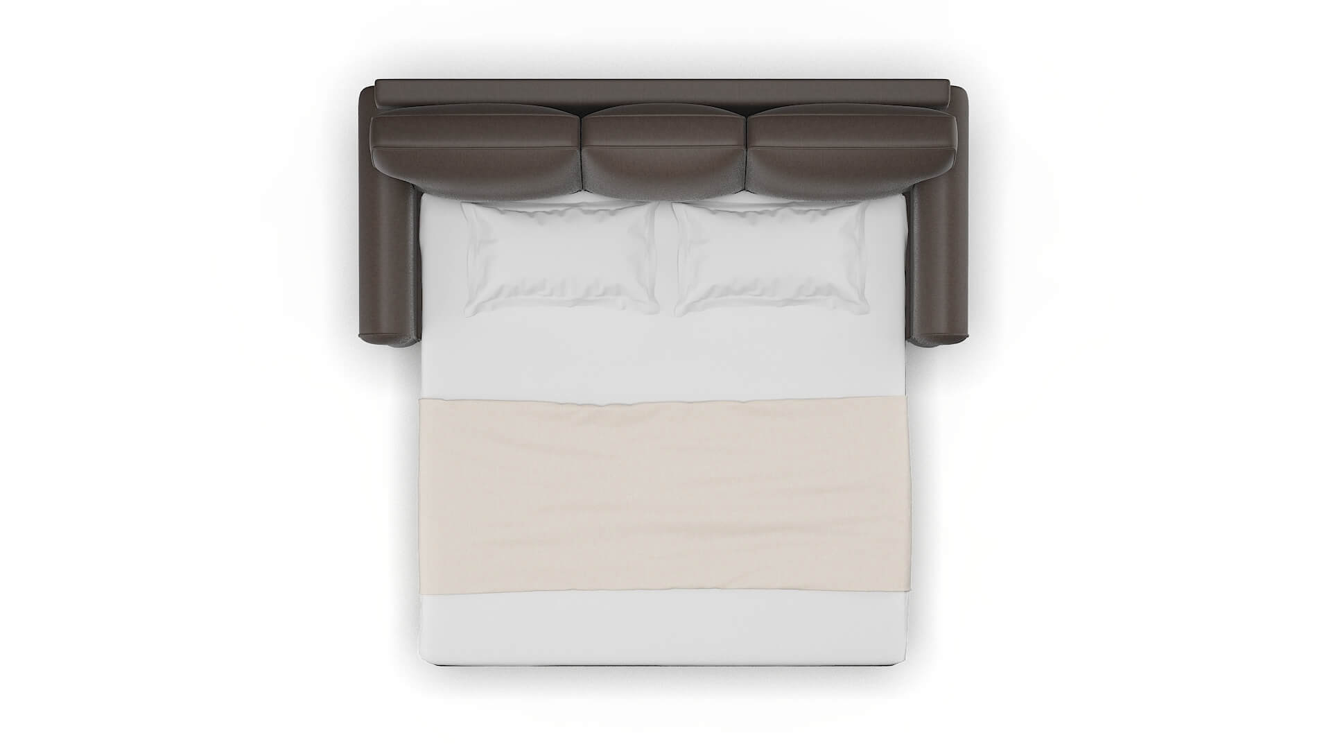 Augusta Cosmo Chocolate Sofa Sleeper Espresso legs 3