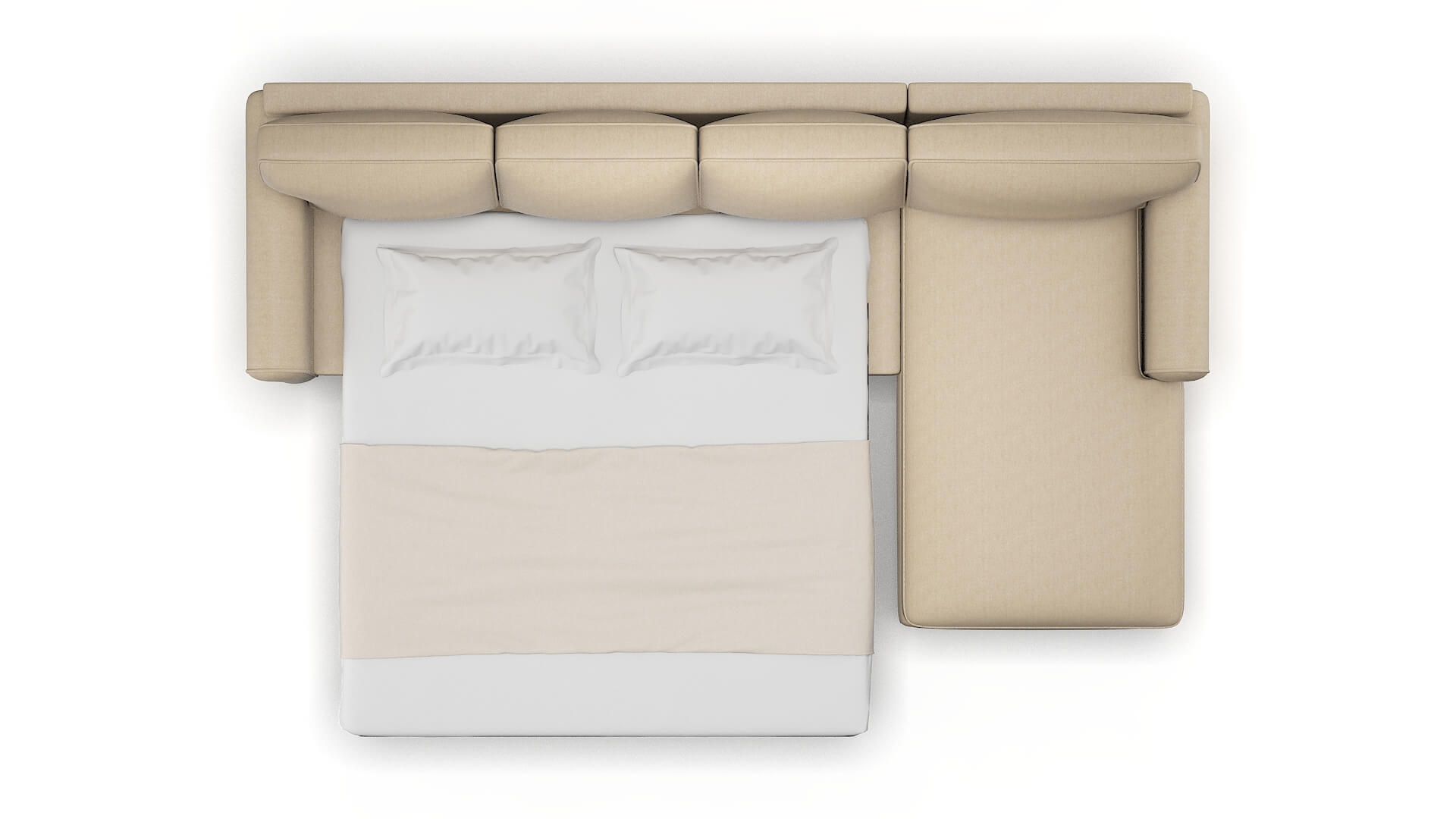 Augusta Cosmo Fawn Panel Sleeper Espresso legs 3