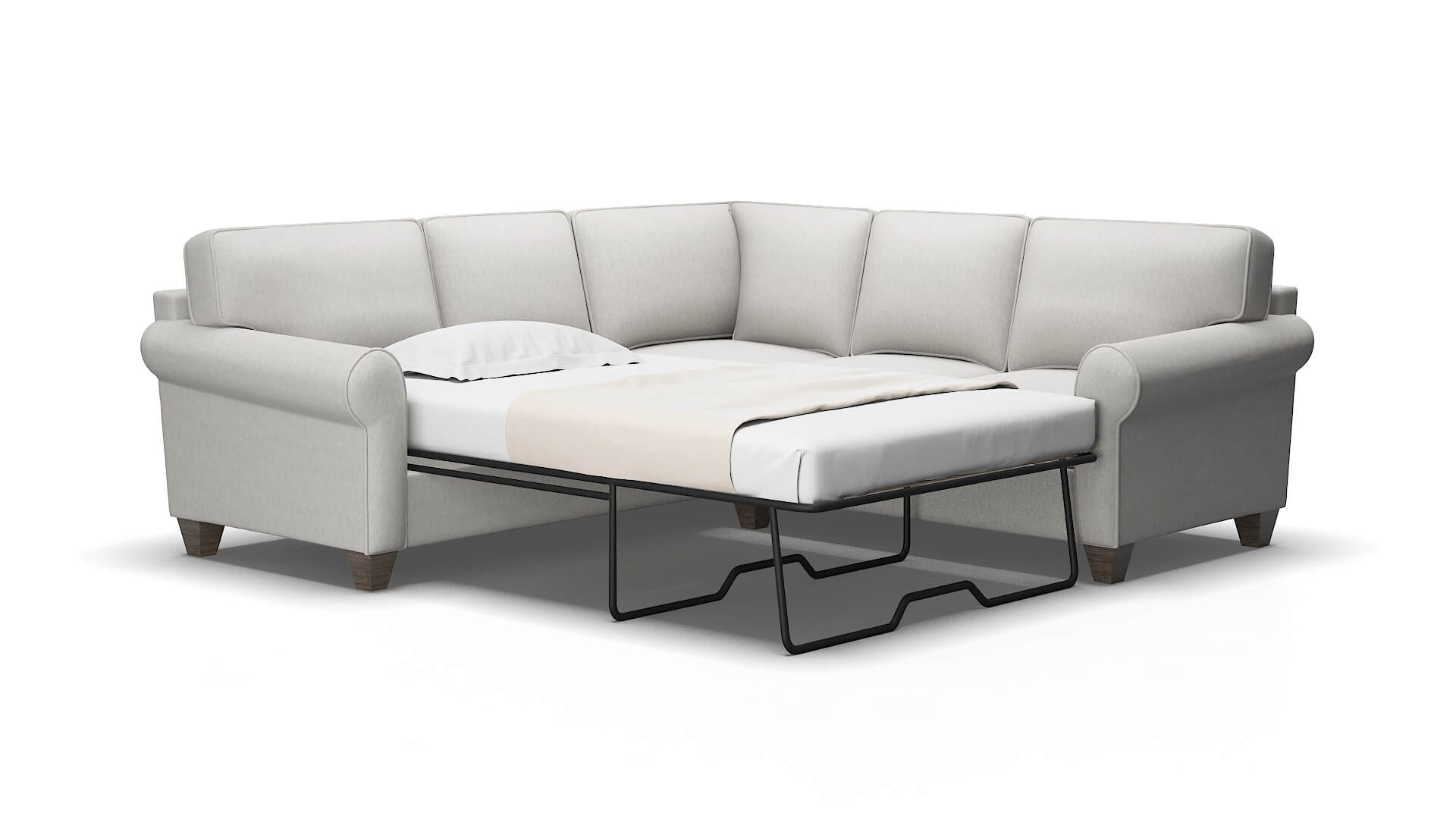 Augusta Curious spa Sectional sleeper Espresso Legs  2