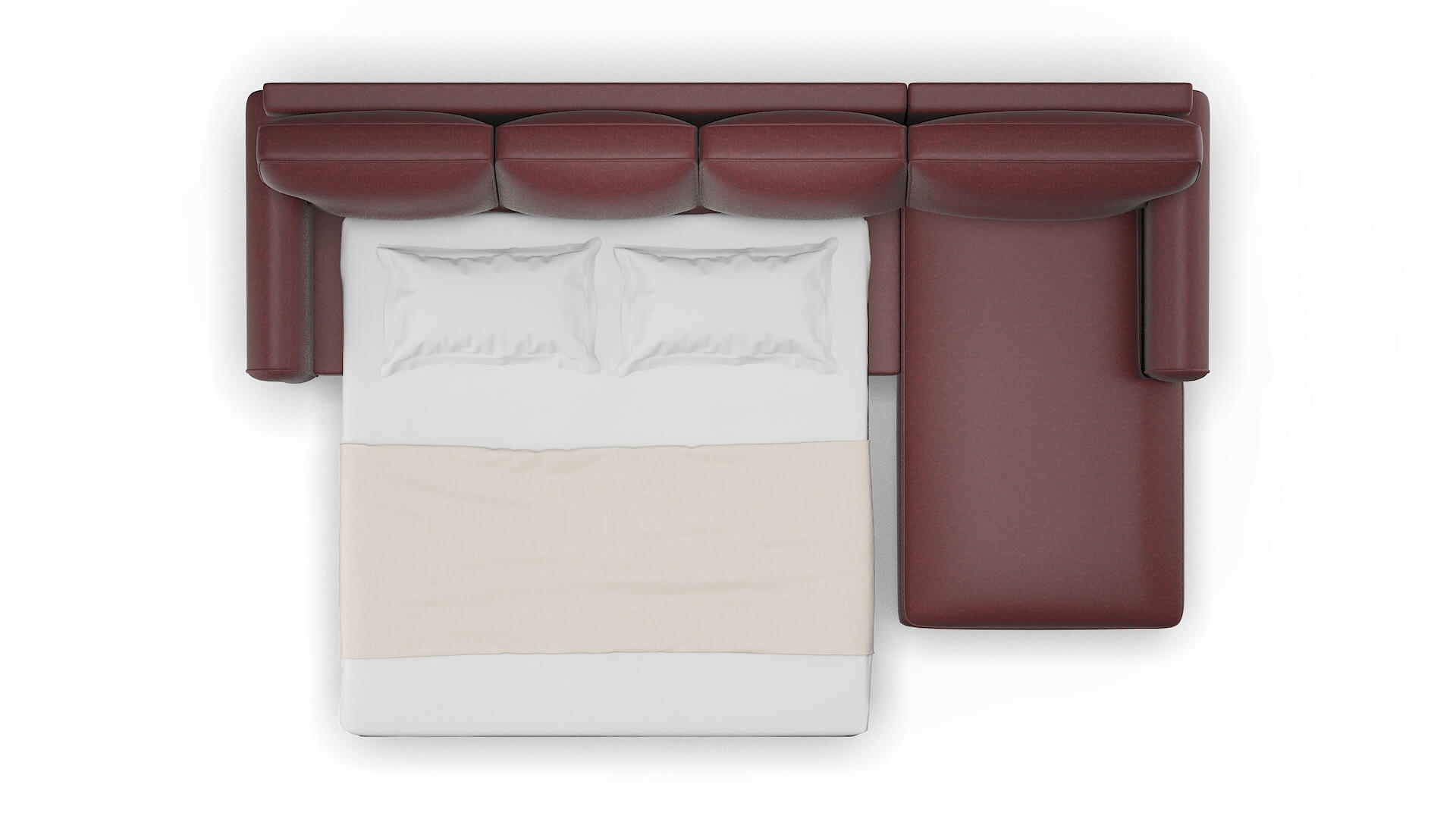 Augusta Derby Berry Panel Sleeper Espresso legs 3