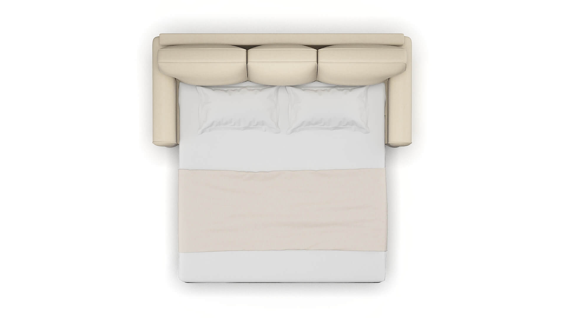 Augusta Dream_d Almond Sofa Sleeper Espresso legs 3