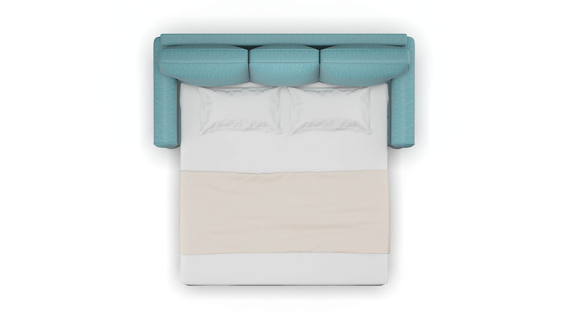 Augusta Dream_d Peacock Sofa Sleeper Espresso legs 3