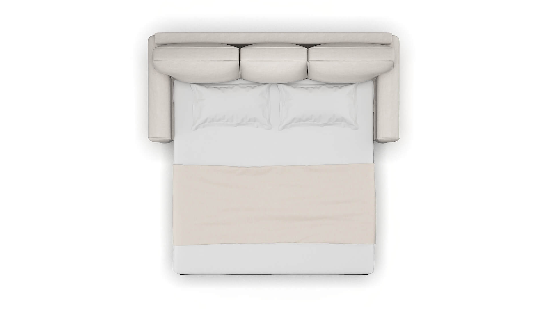 Augusta Dream_d Stone Sofa Sleeper Espresso legs 3