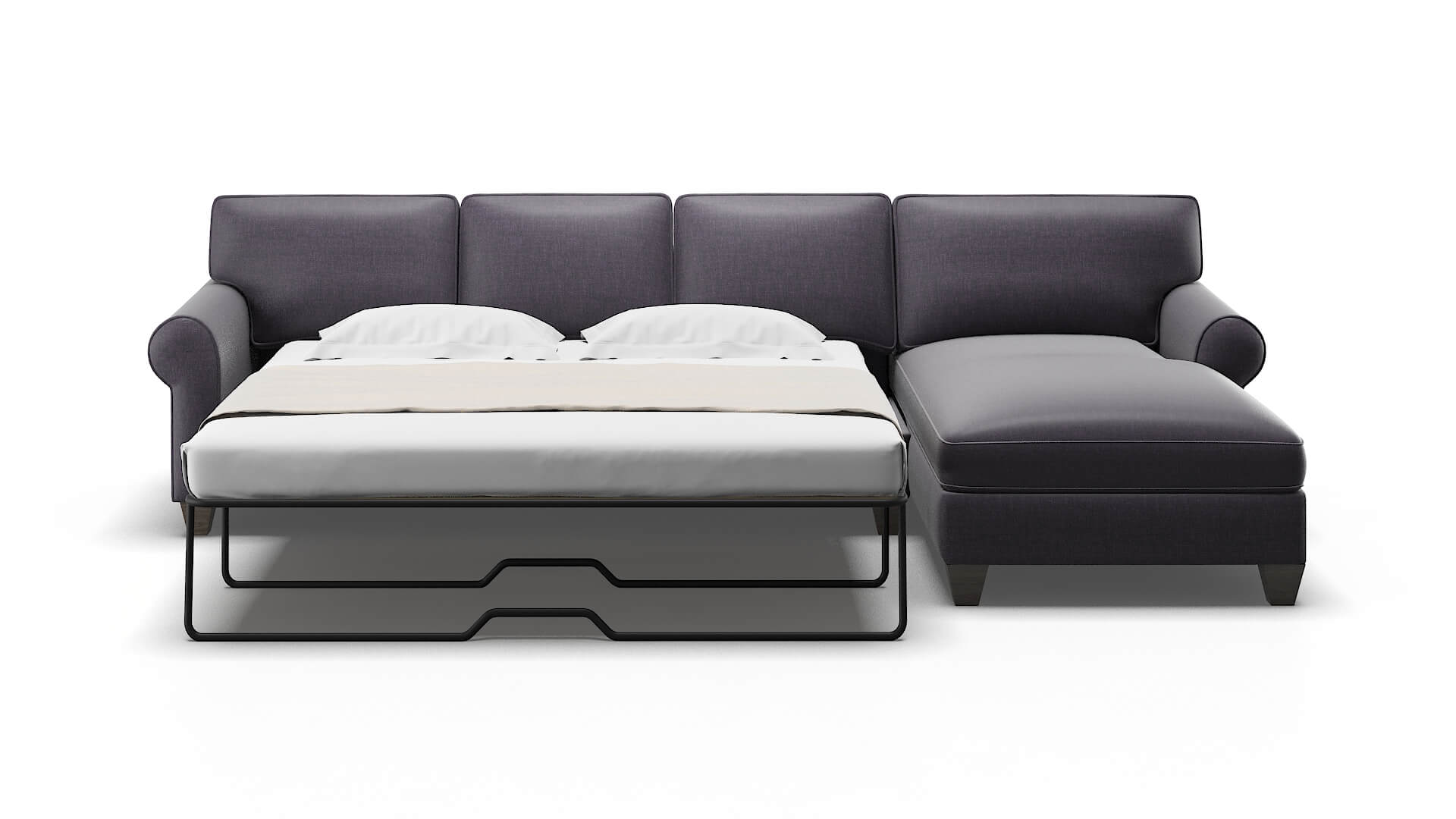 Augusta Durham Ink Panel Sleeper Espresso legs 1