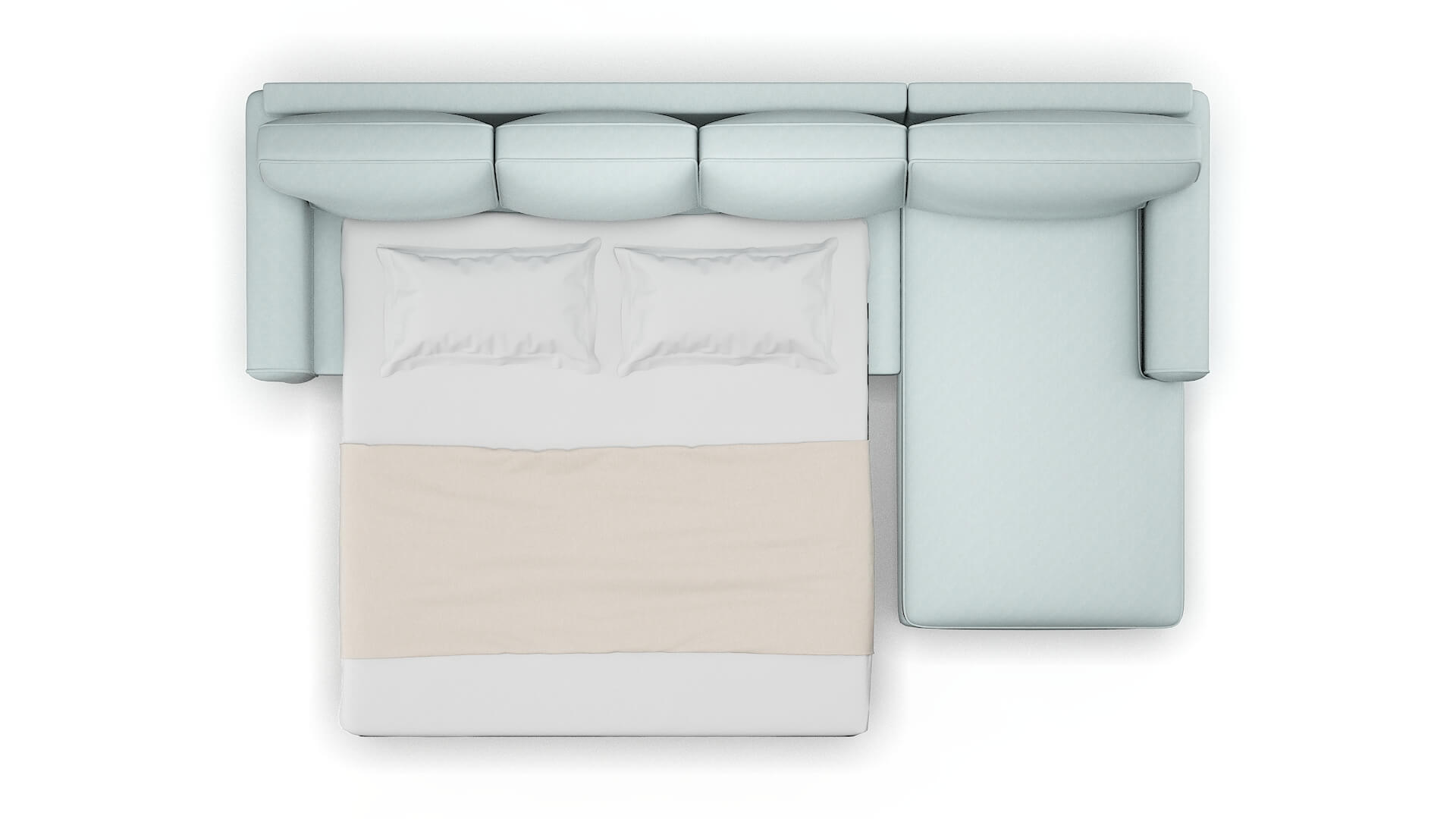 Augusta Elliot Spa Panel Sleeper Espresso legs 3