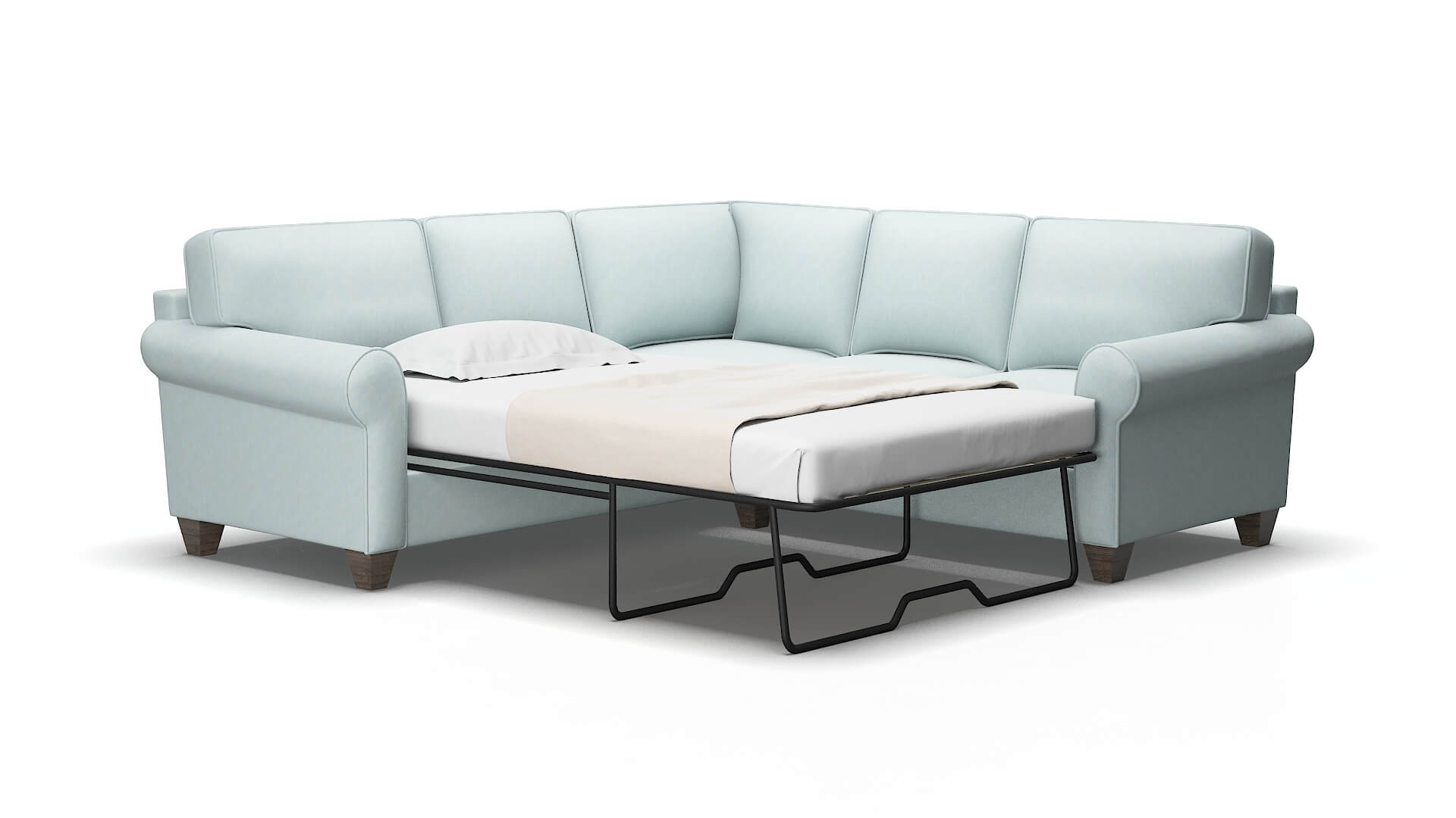 Augusta Elliot spa Sectional sleeper Espresso Legs  2