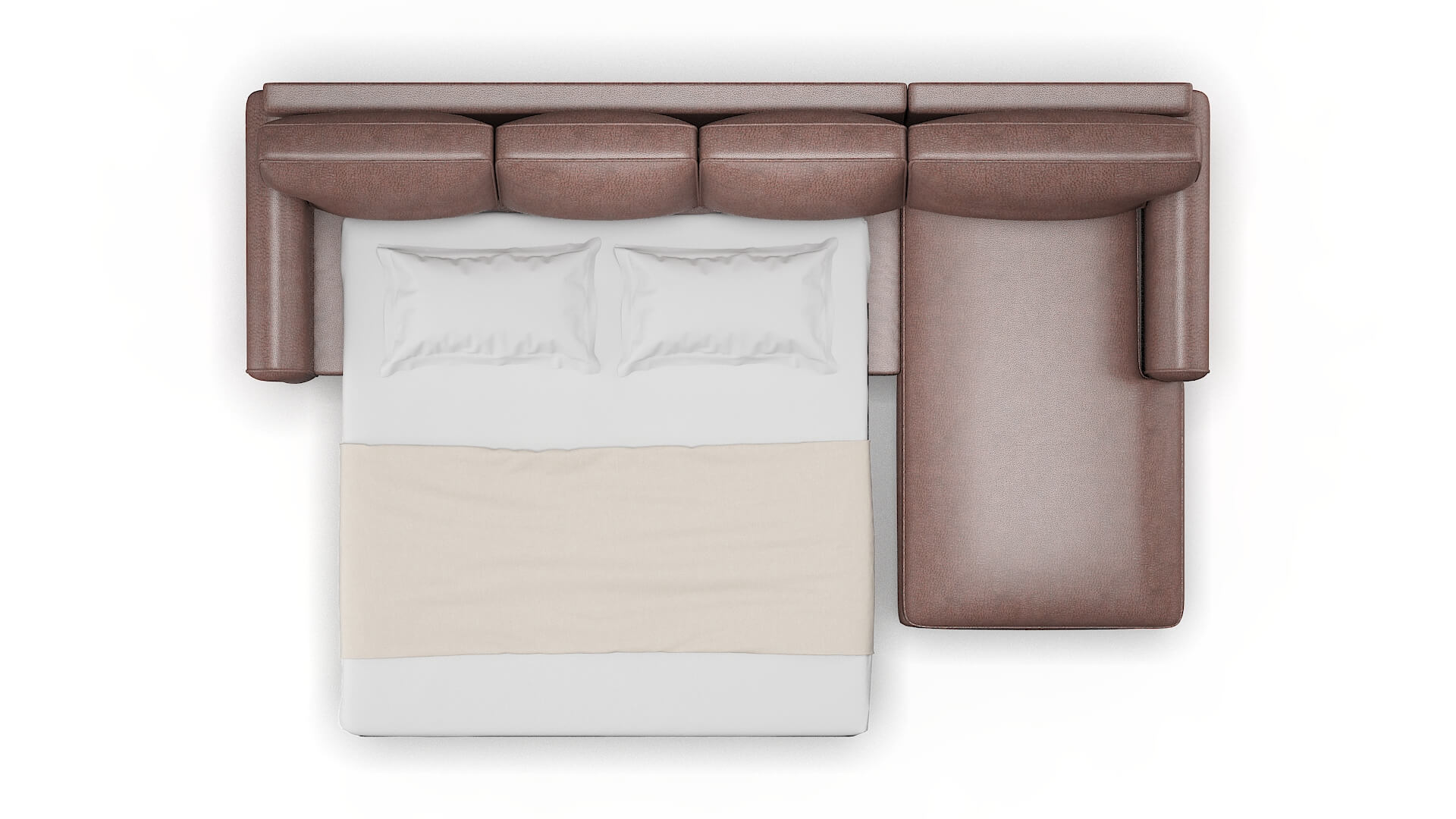 Augusta Ford Brown Panel Sleeper Espresso legs 3