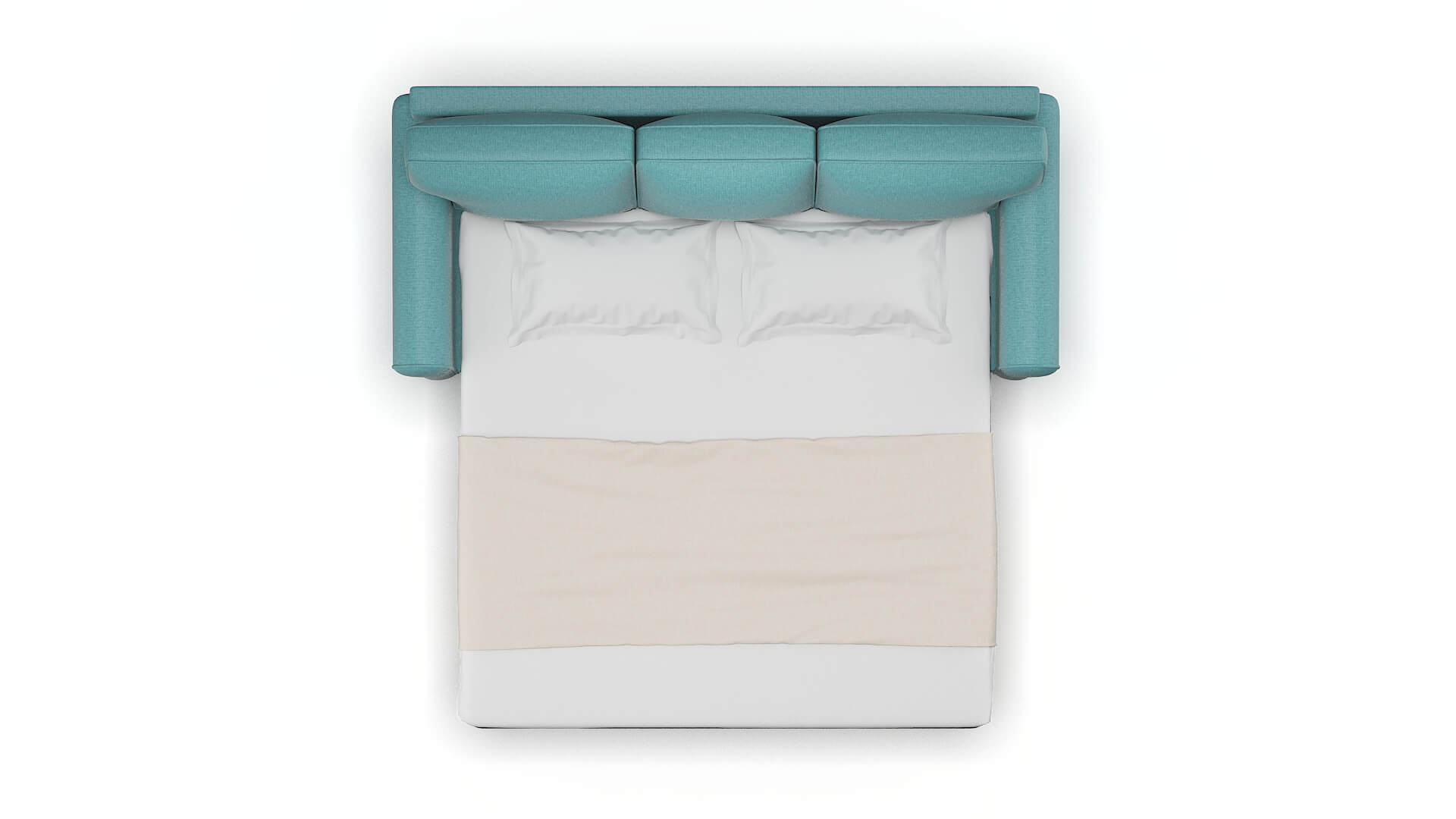 Augusta Hepburn_hrp Emerald Sofa Sleeper Espresso legs 3