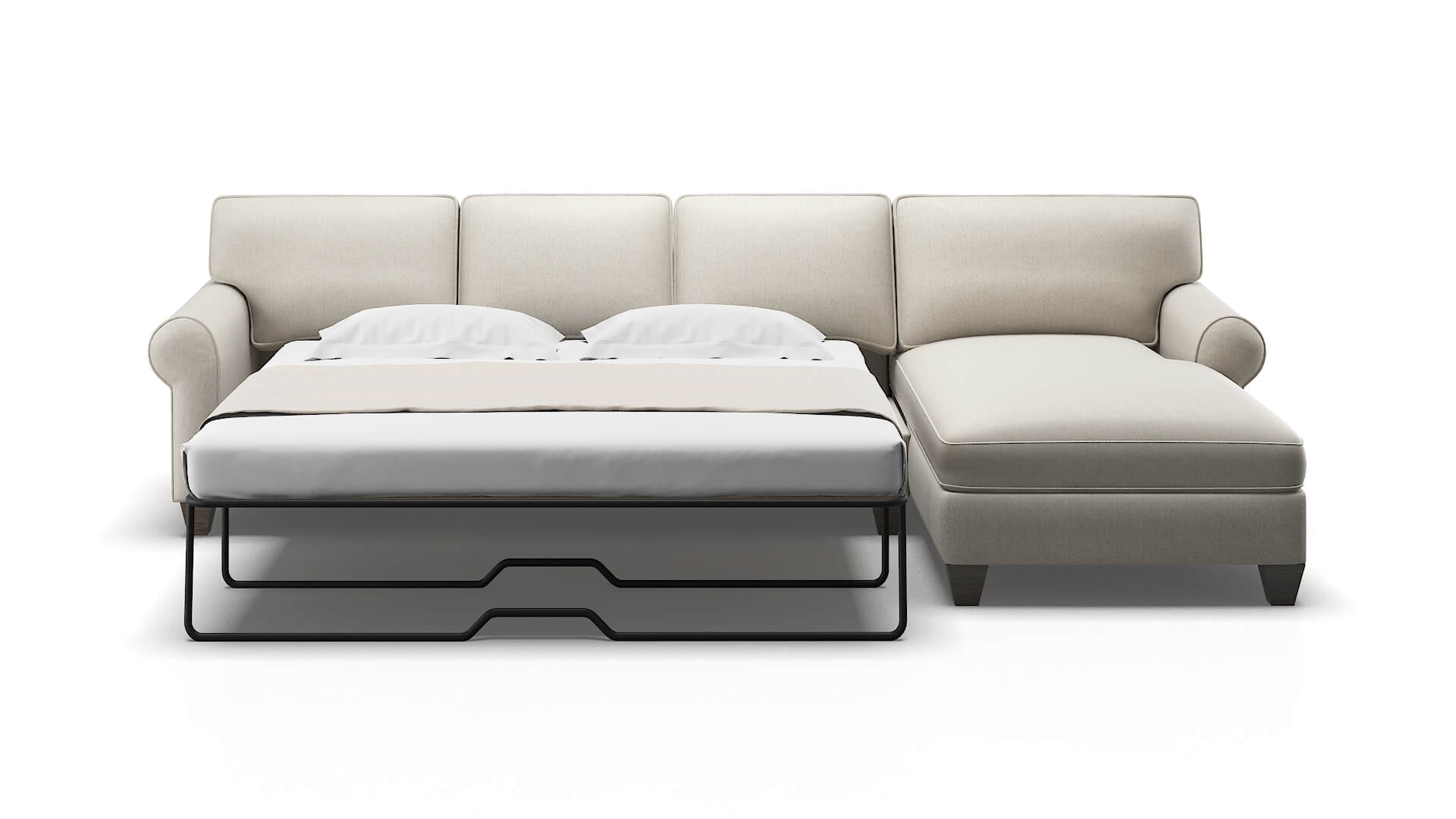 Augusta Insight Dove Panel Sleeper Espresso legs 1