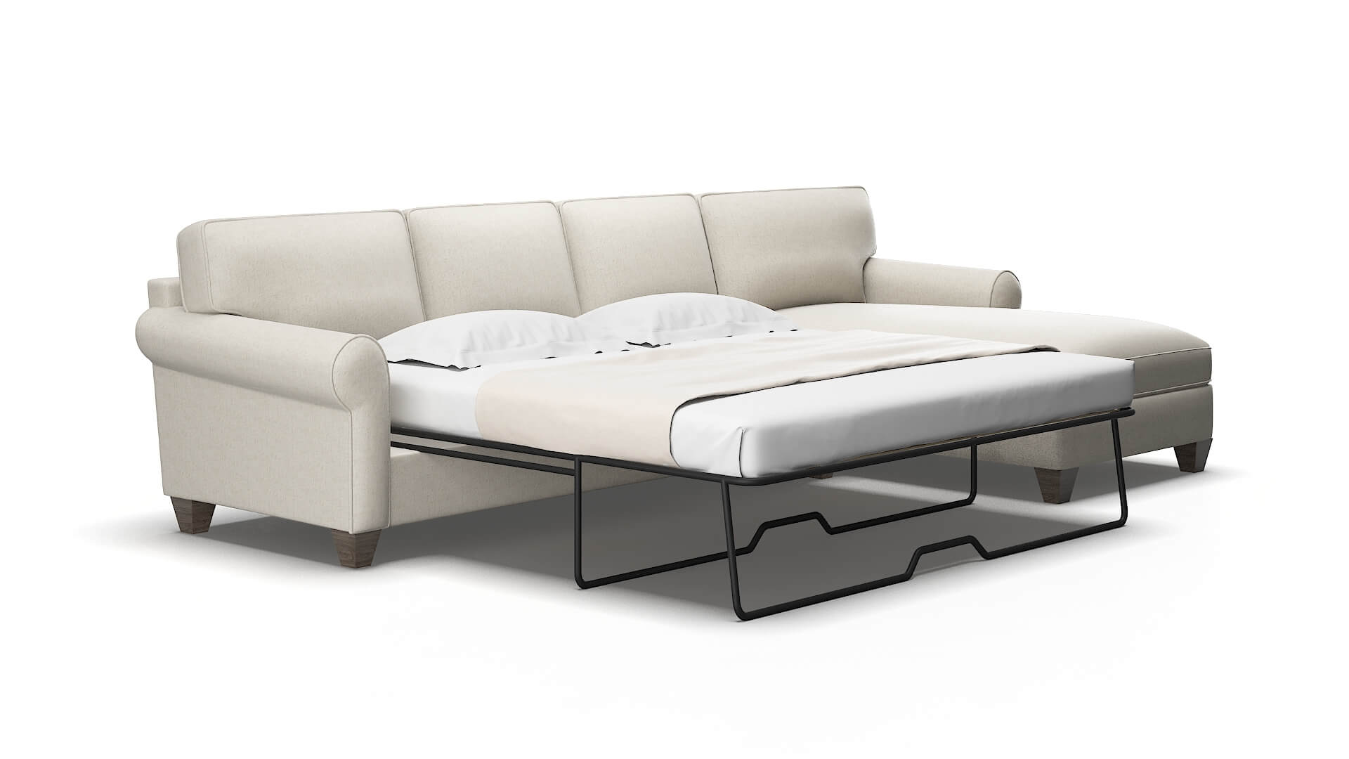 Augusta Insight dove Panel sleeper Espresso Legs  2