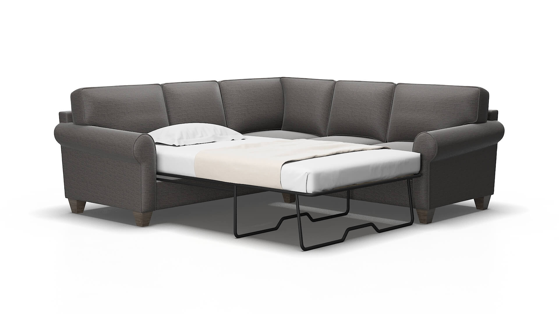 Augusta Insight eclipse Sectional sleeper Espresso Legs  2