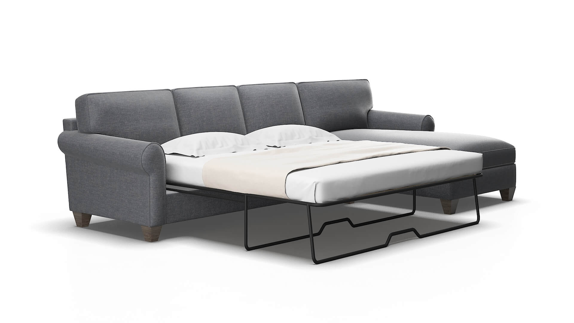 Augusta Keylargo graphite Panel sleeper Espresso Legs  2