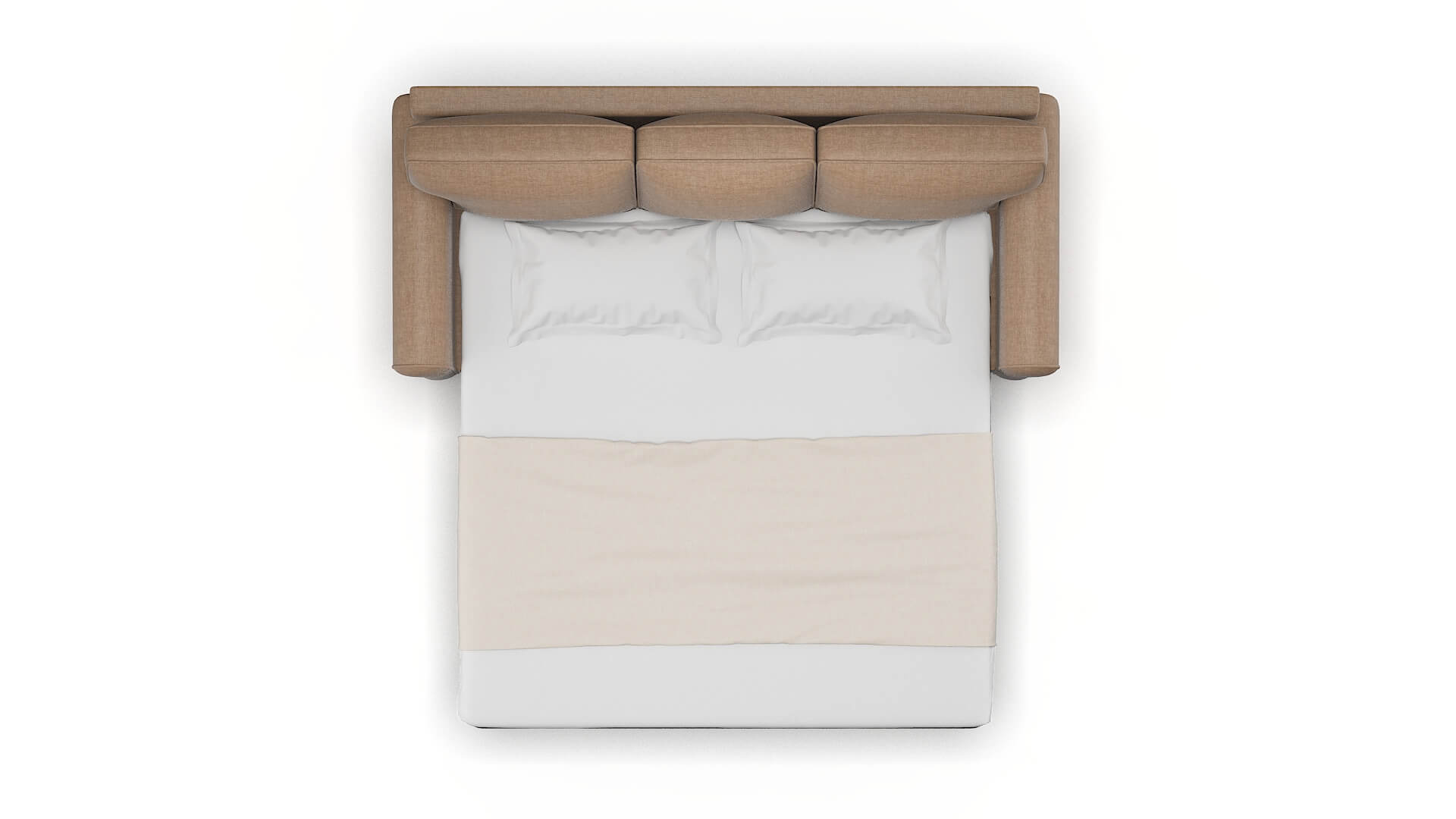 Augusta Keylargo Mink Sofa Sleeper Espresso legs 3