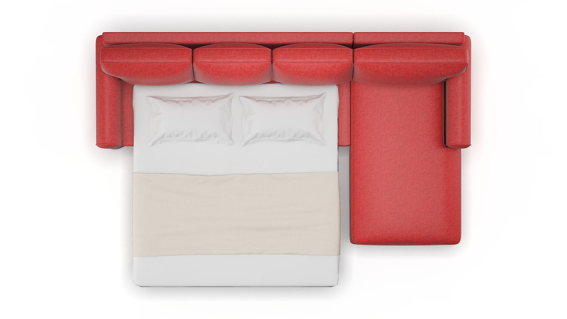 Augusta Keylargo Ruby Panel Sleeper Espresso legs 3