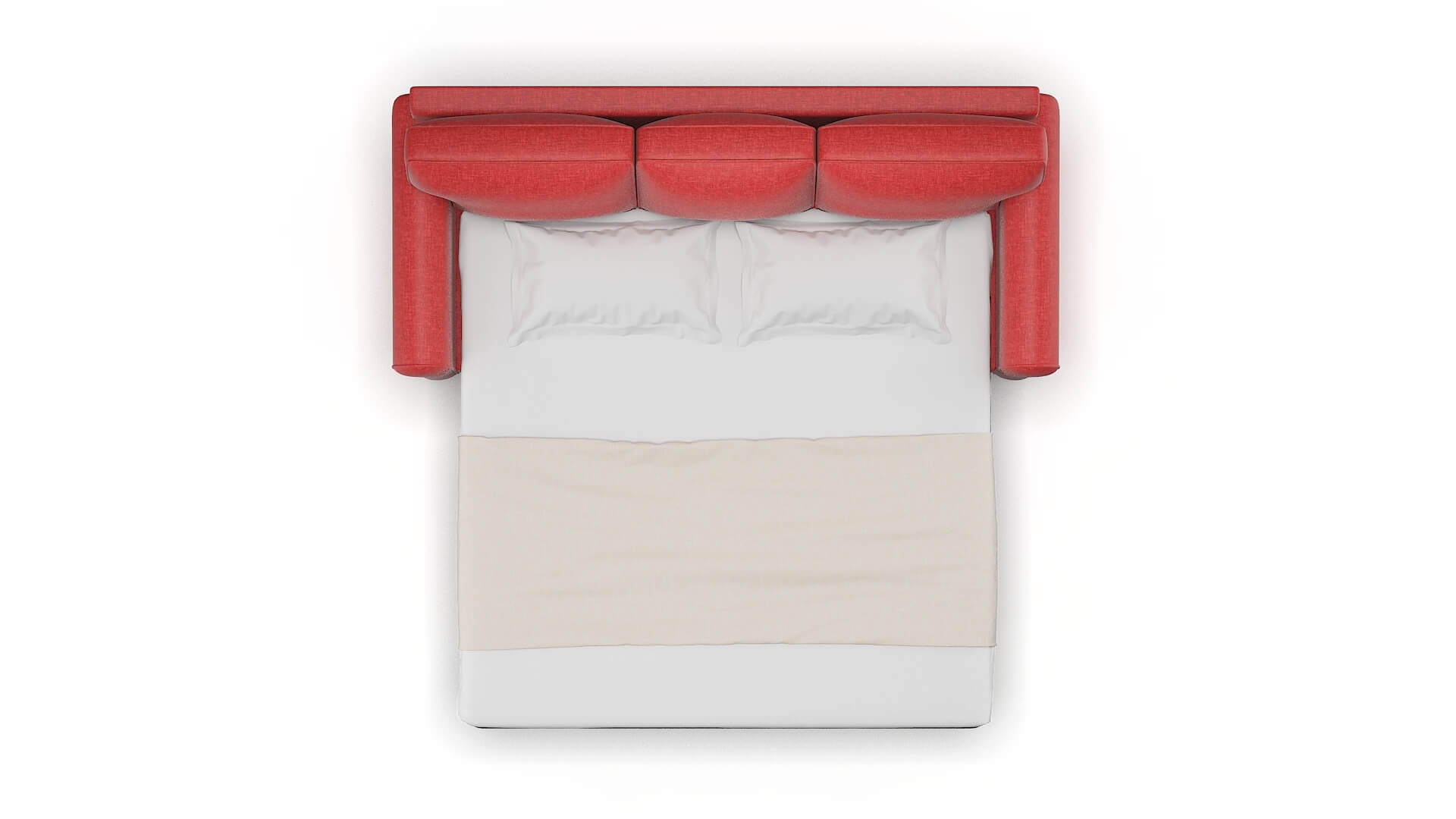 Augusta Keylargo Ruby Sofa Sleeper Espresso legs 3