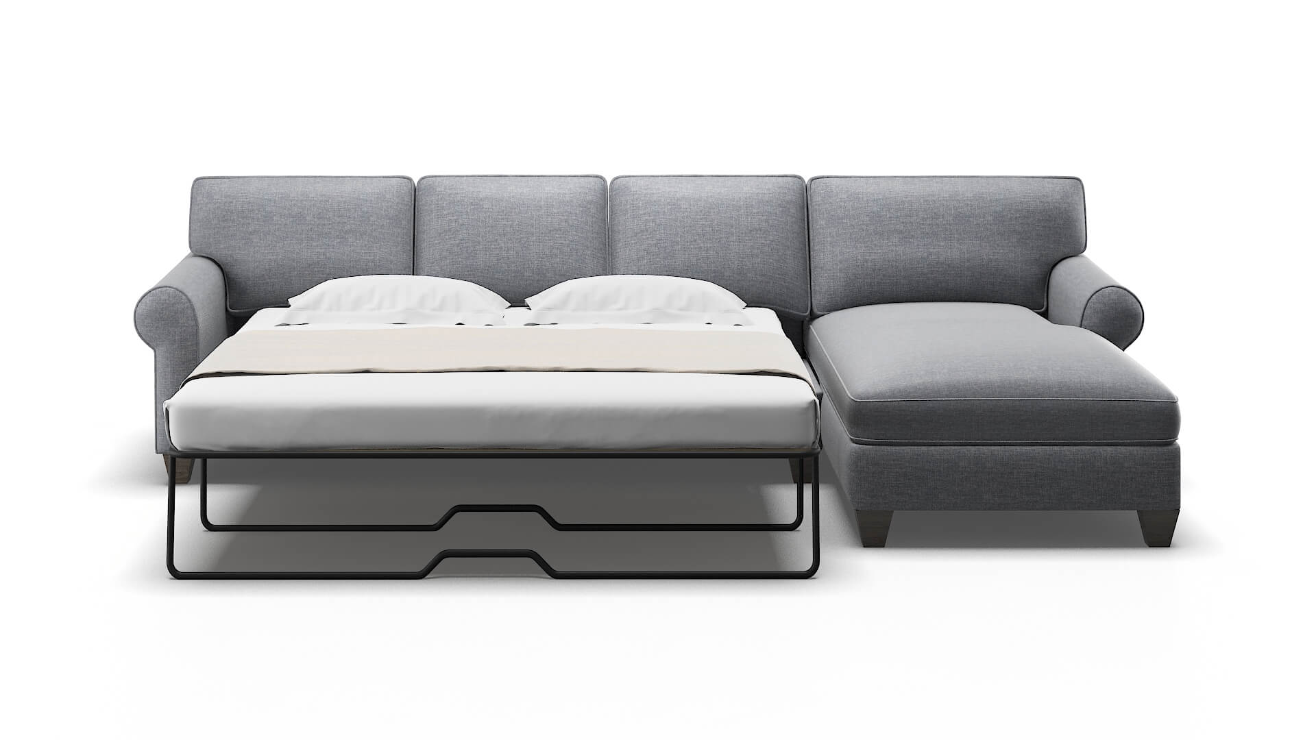 Augusta Lana Ash Panel Sleeper Espresso legs 1