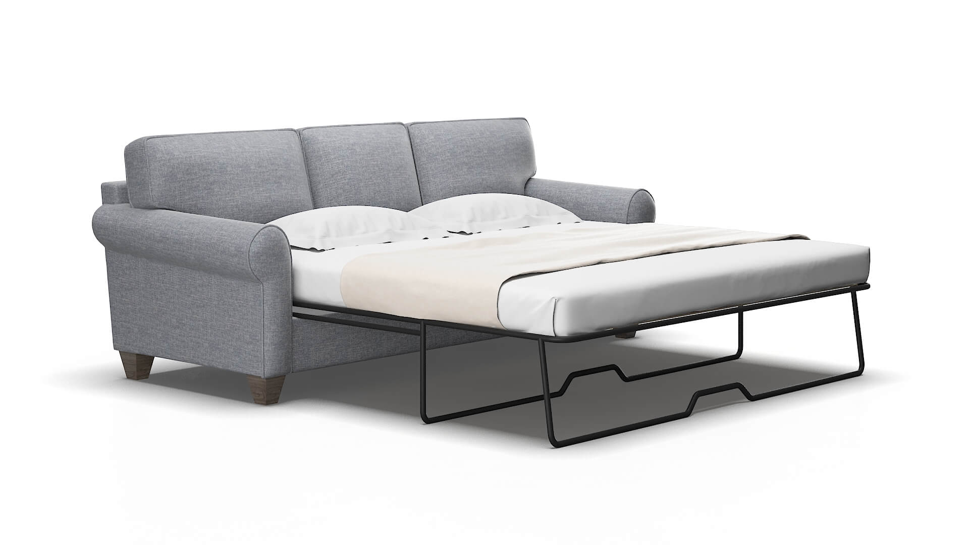 Augusta Lana Ash Sofa Sleeper Espresso legs 2