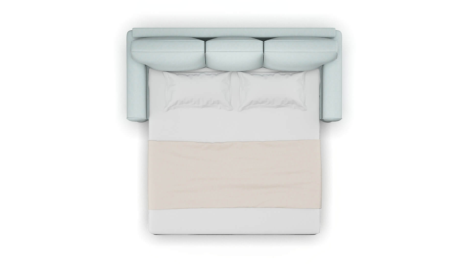 Augusta Leslie Robins_egg Sofa Sleeper Espresso legs 3