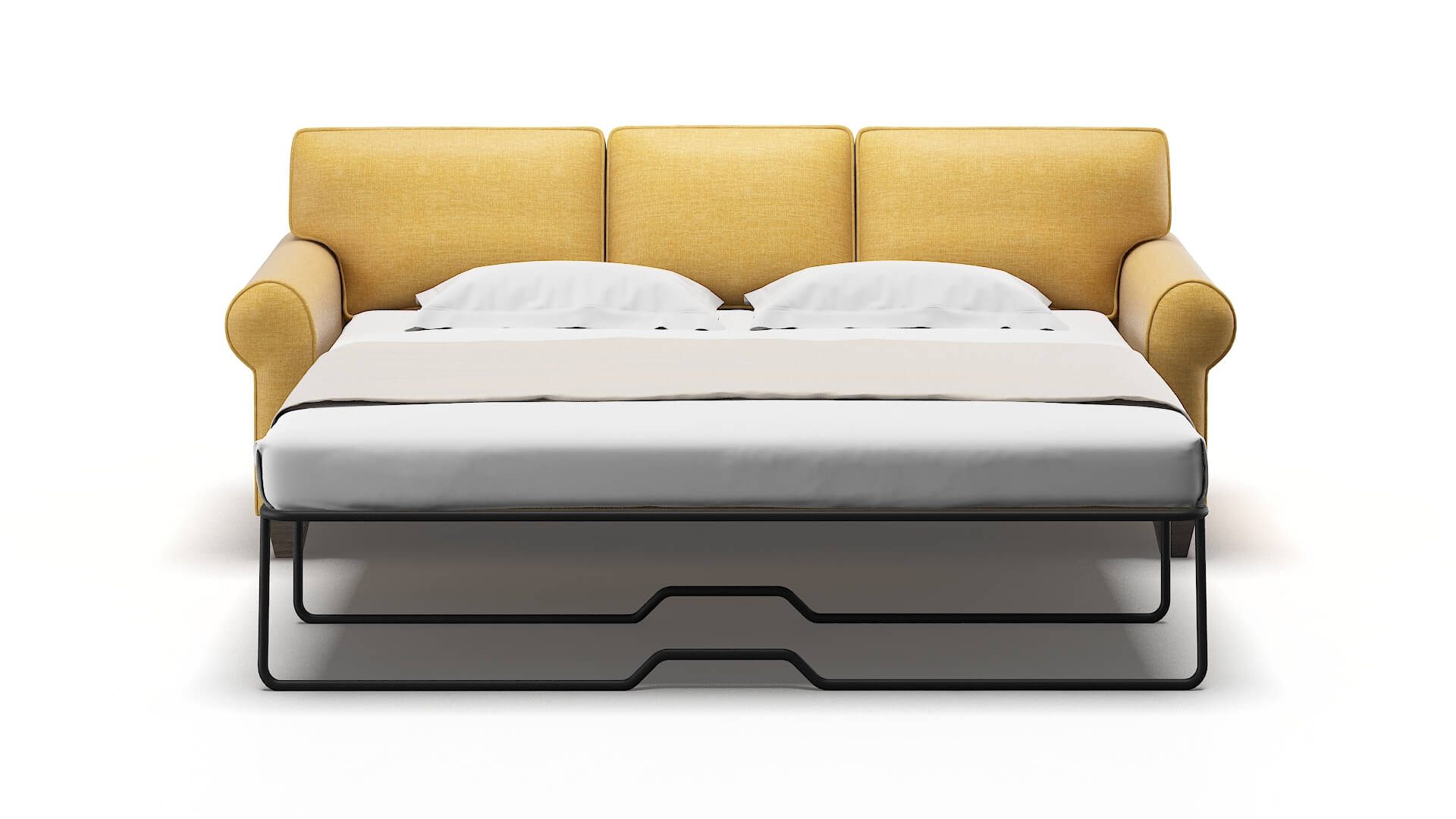 Augusta Leslie Saffron Sofa Sleeper Espresso legs 1