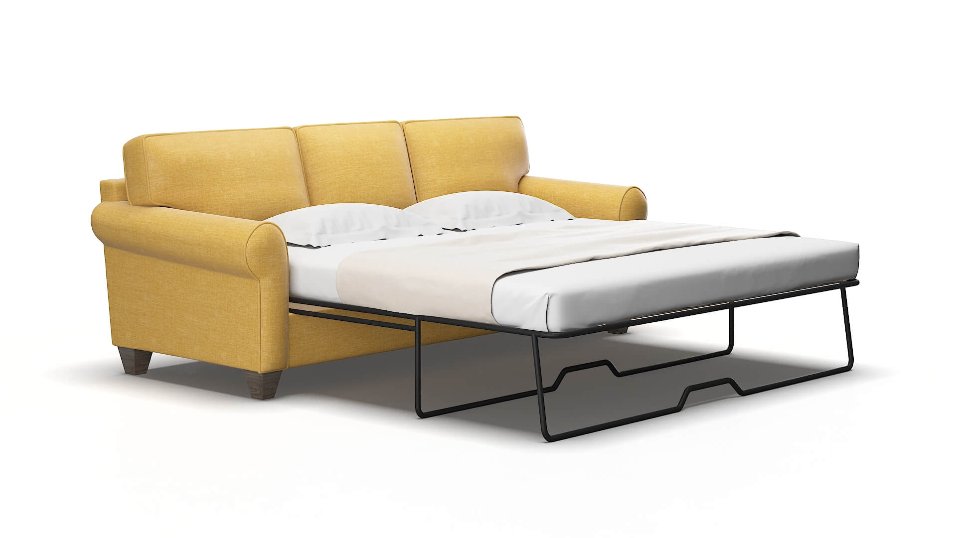 Augusta Leslie Saffron Sofa Sleeper Espresso legs 2