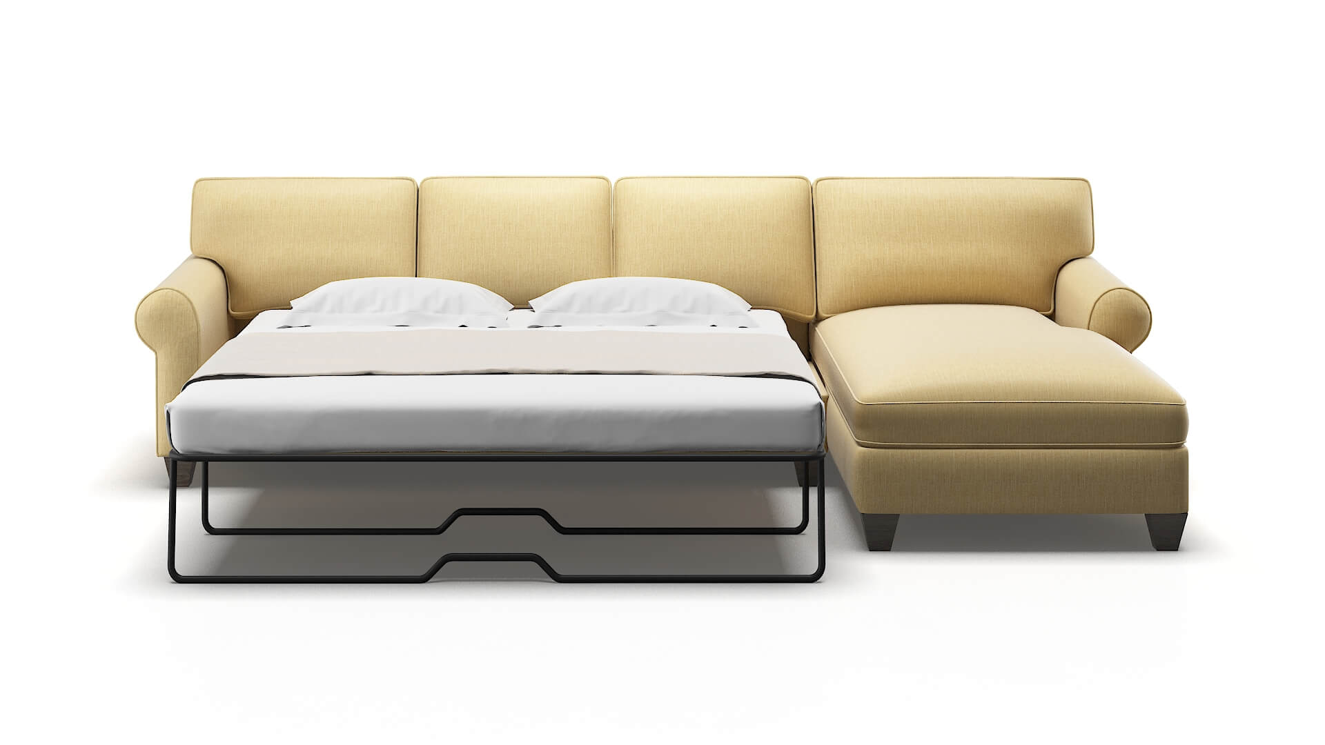 Augusta Malibu Maize Panel Sleeper Espresso legs 1