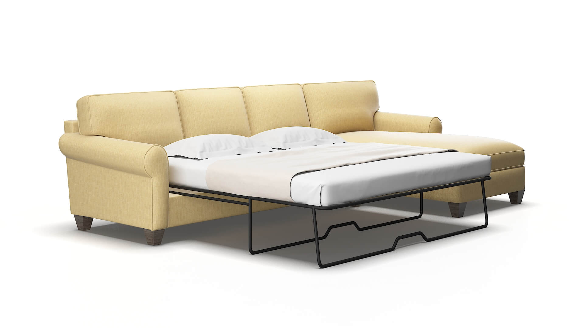 Augusta Malibu Maize Panel Sleeper Espresso legs 2