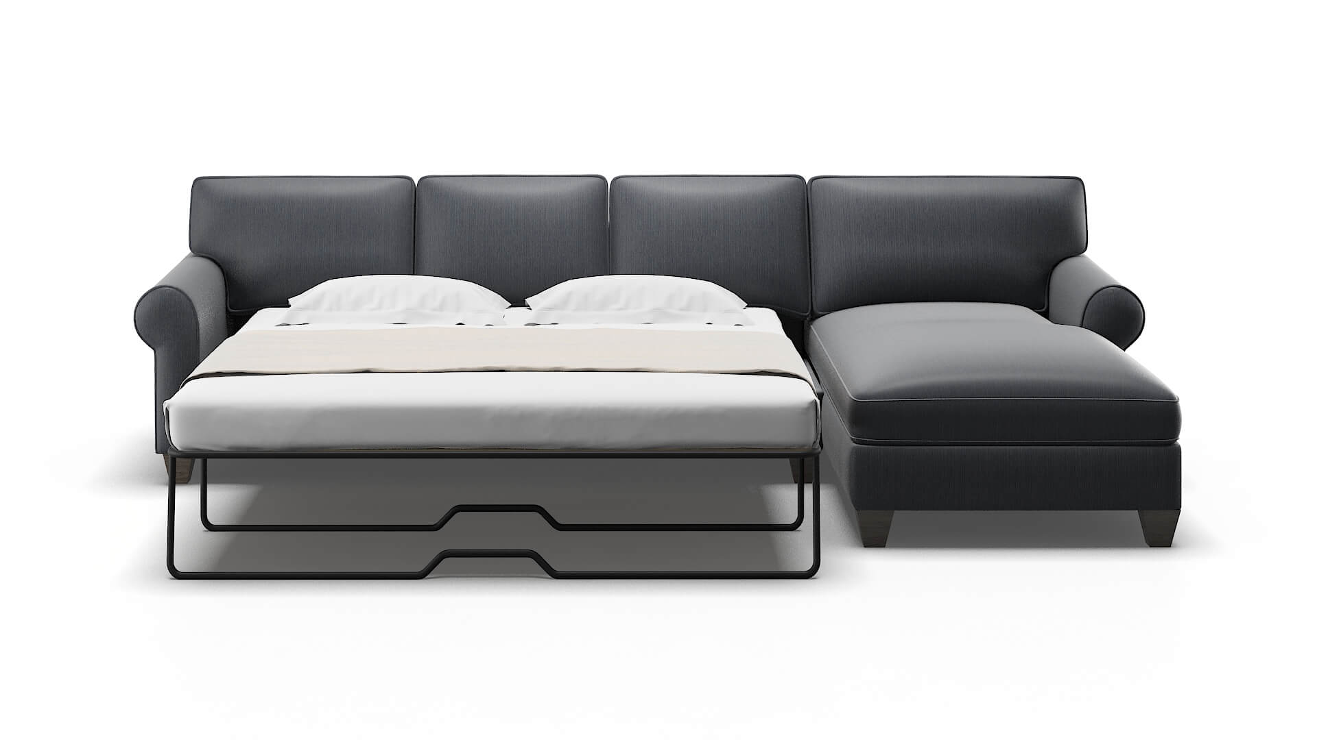 Augusta Malibu Sea Panel Sleeper Espresso legs 1