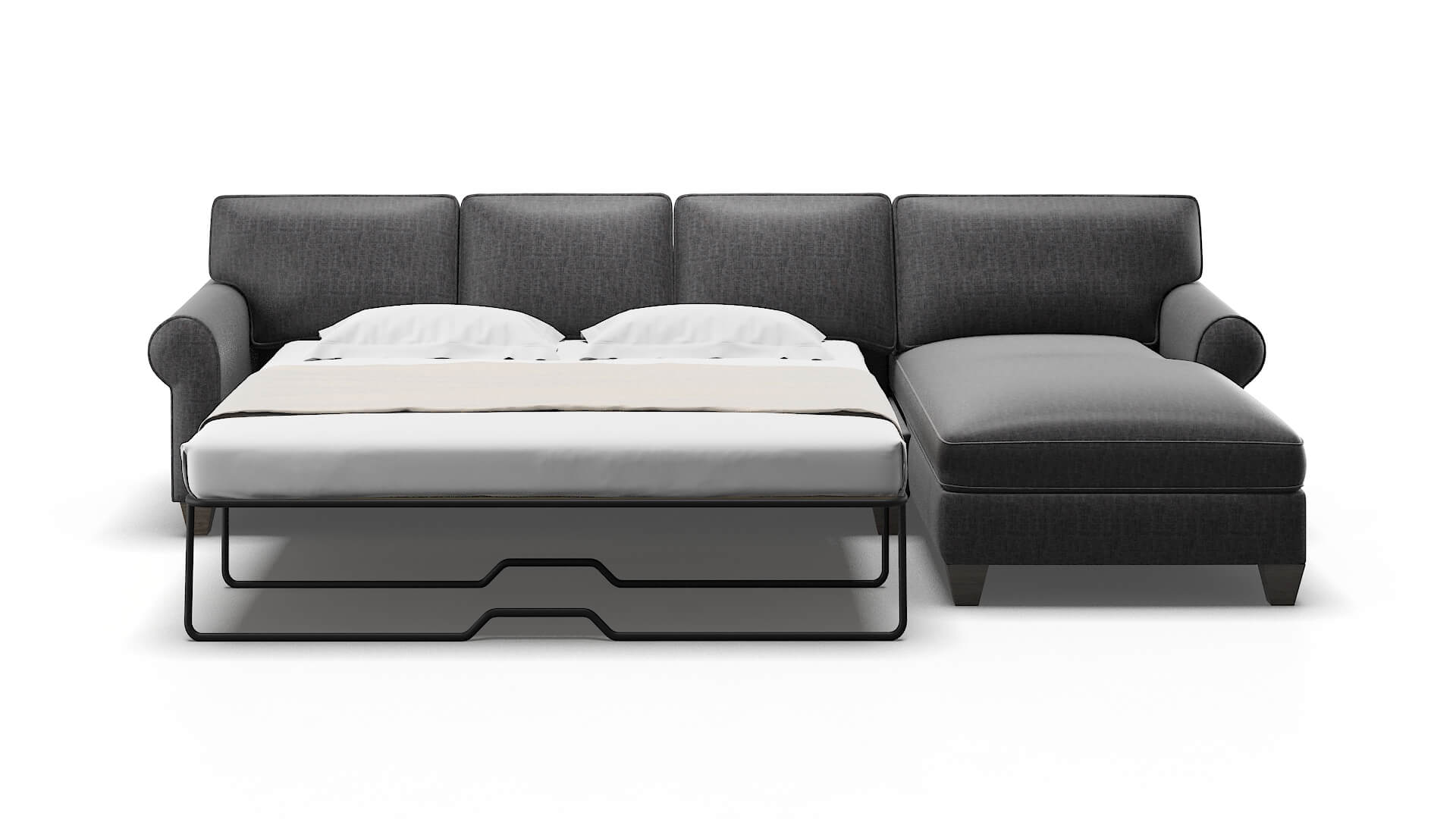 Augusta Marcy Baltic Panel Sleeper Espresso legs 1