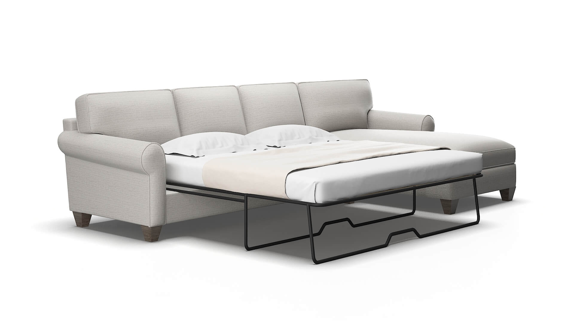 Augusta Naples ash Panel sleeper Espresso Legs  2