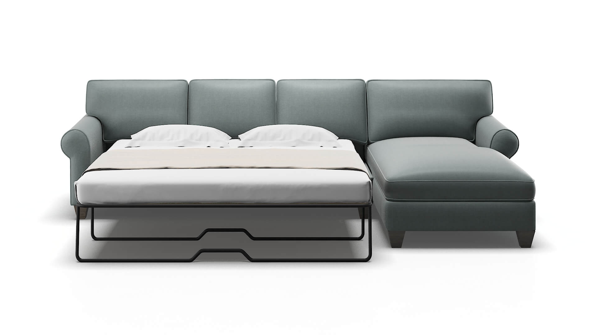 Augusta Oakley Baltic Panel Sleeper Espresso legs 1