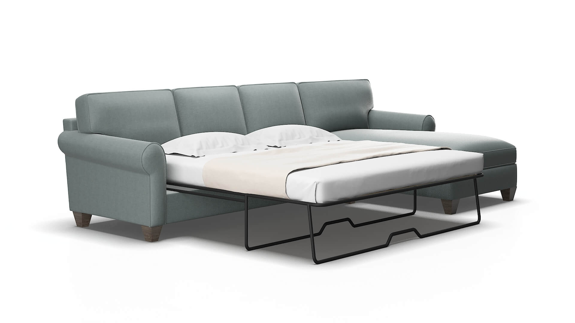 Augusta Oakley Baltic Panel Sleeper Espresso legs 2