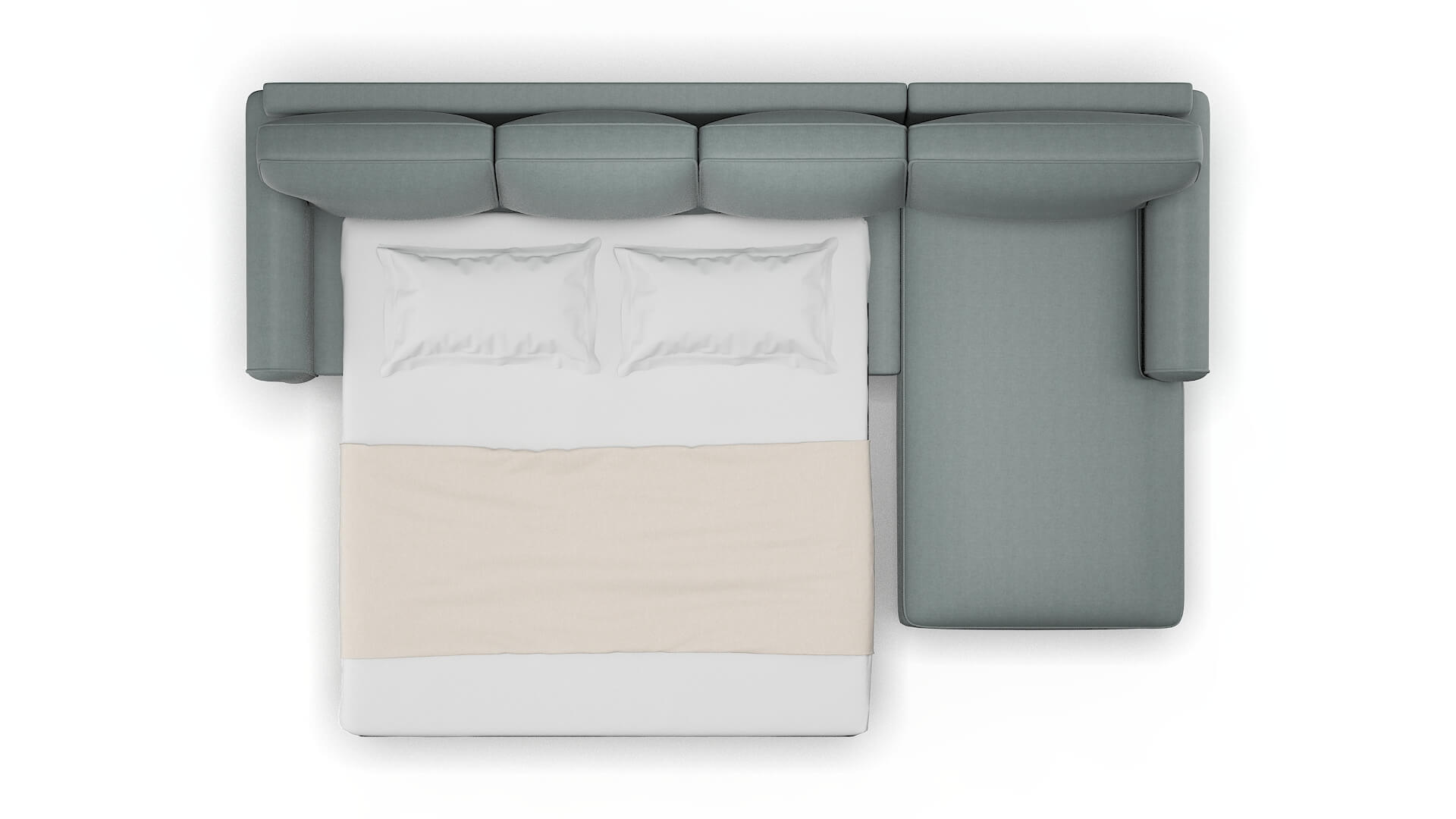 Augusta Oakley Baltic Panel Sleeper Espresso legs 3