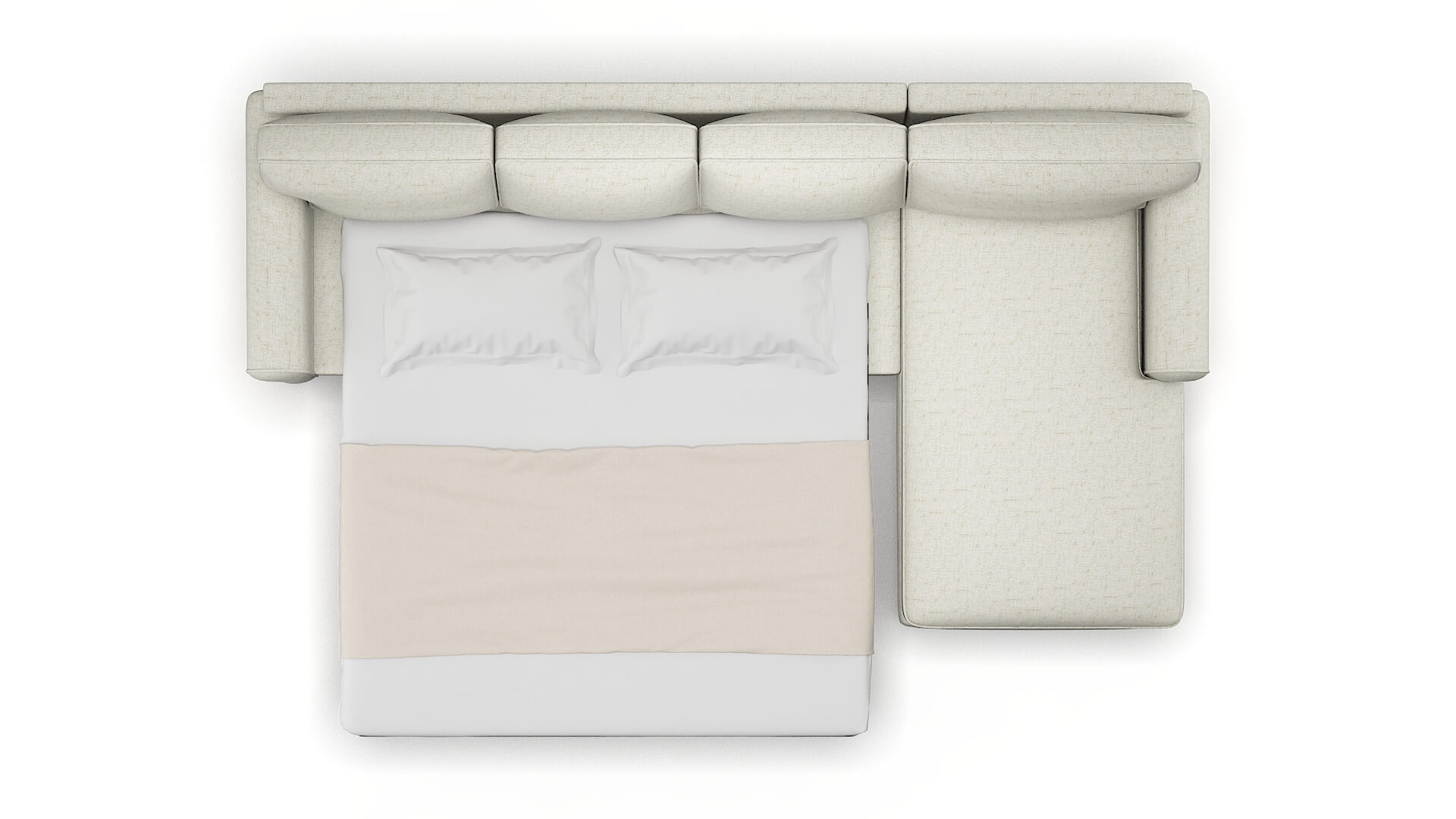 Augusta Oceanside Birch Panel Sleeper Espresso legs 3