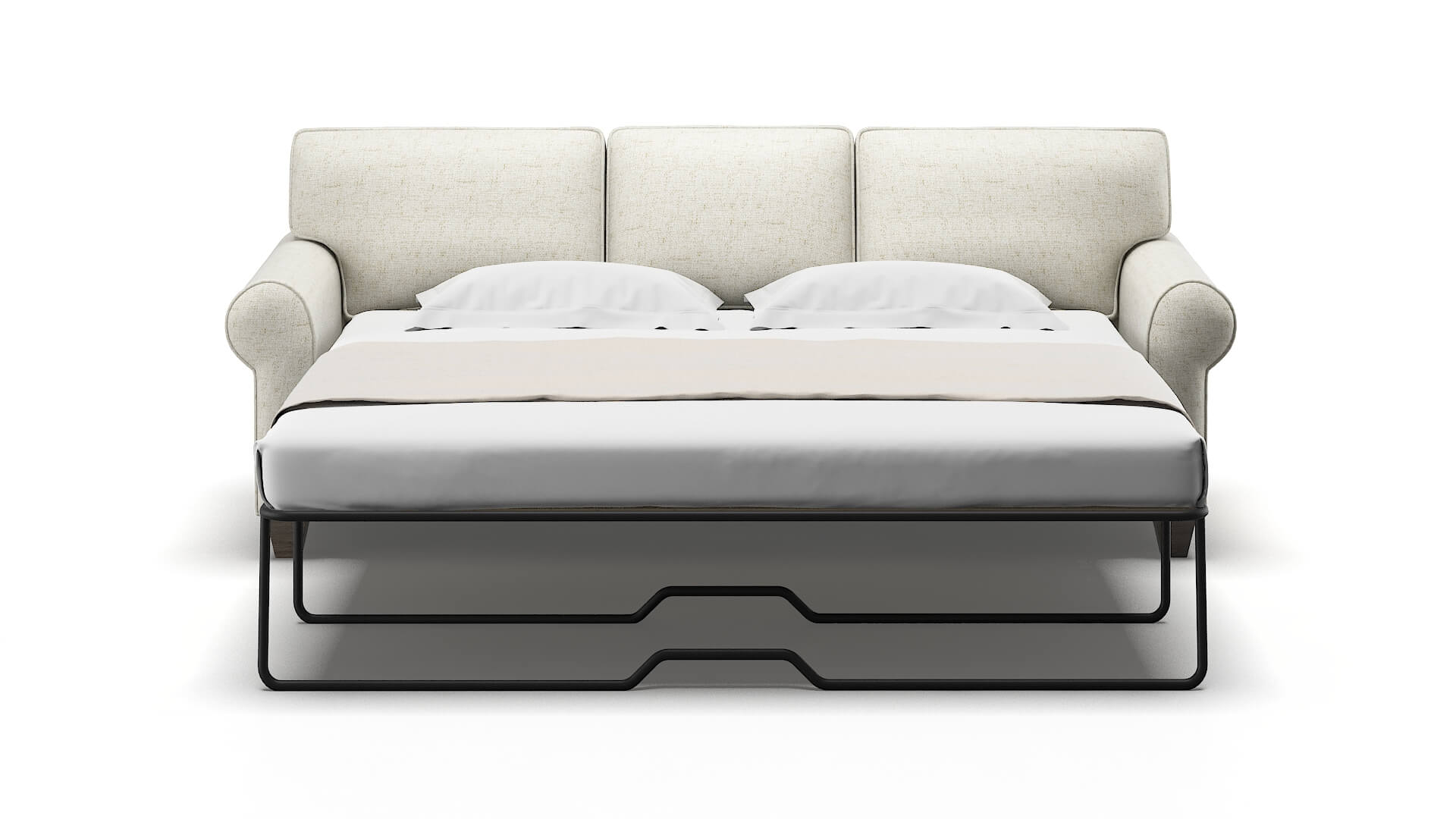 Augusta Oceanside Birch Sofa Sleeper Espresso legs 1