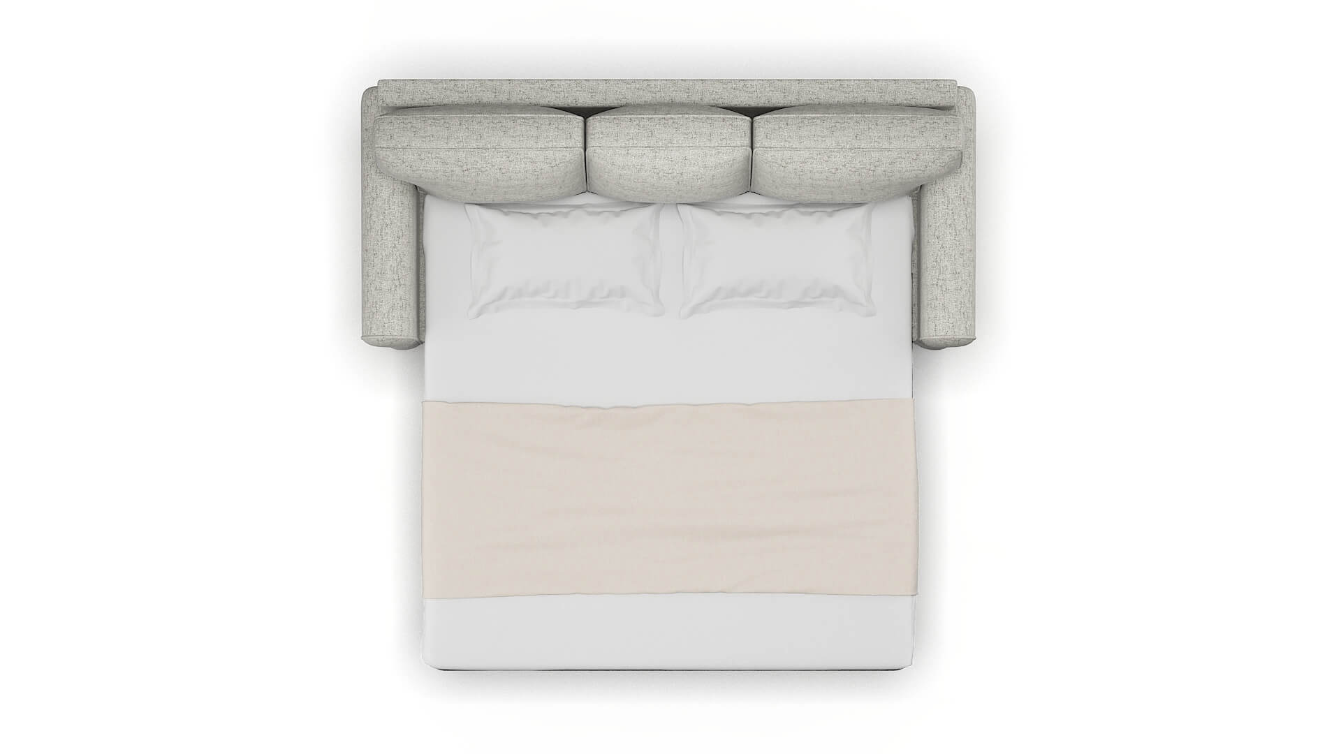 Augusta Oceanside Granite Sofa Sleeper Espresso legs 3