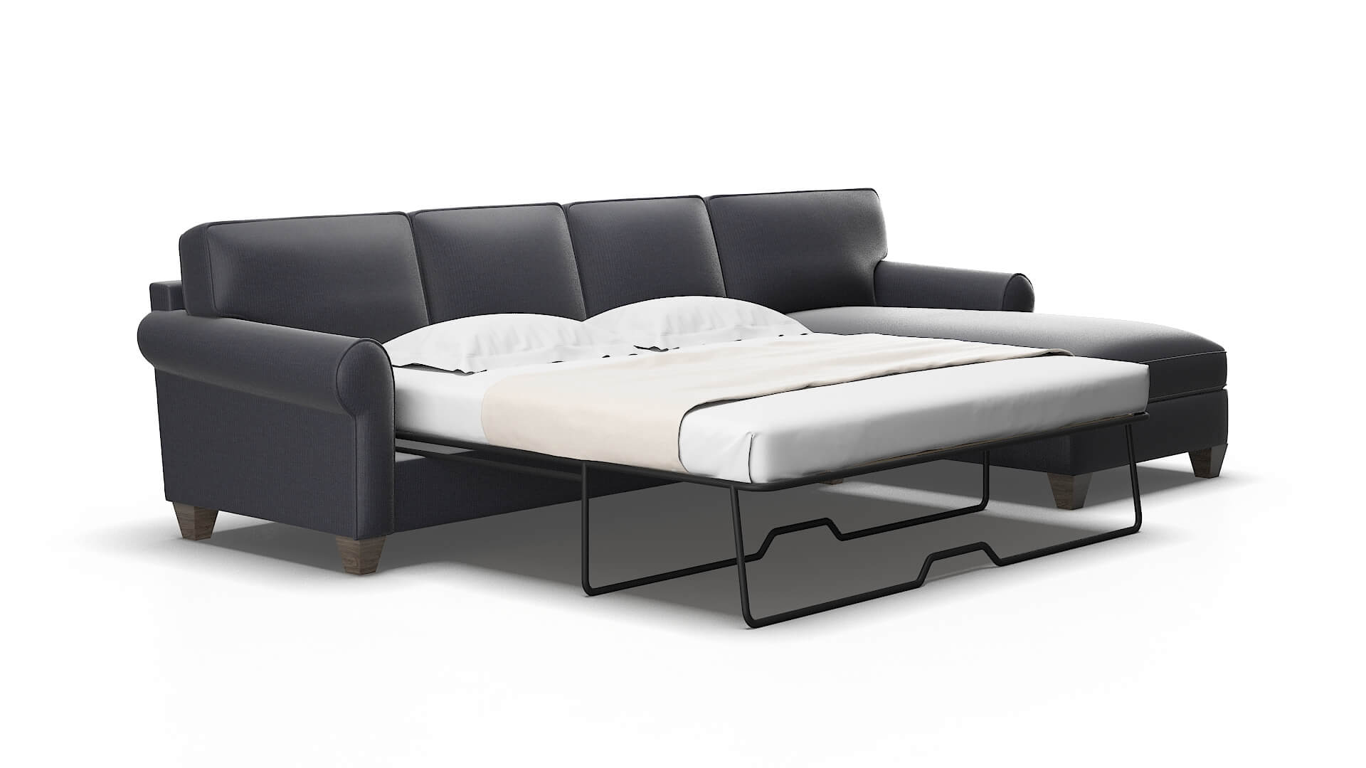 Augusta Parker midnight Panel sleeper Espresso Legs  2