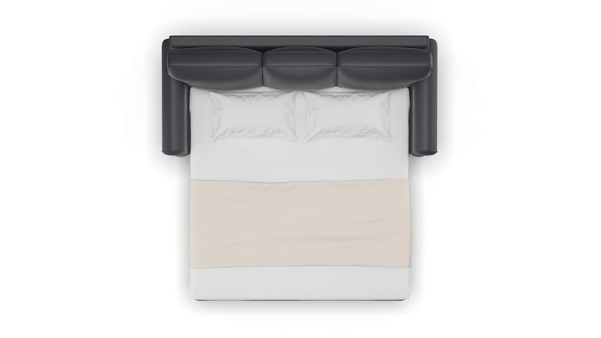 Augusta Parker Midnight Sofa Sleeper Espresso legs 3