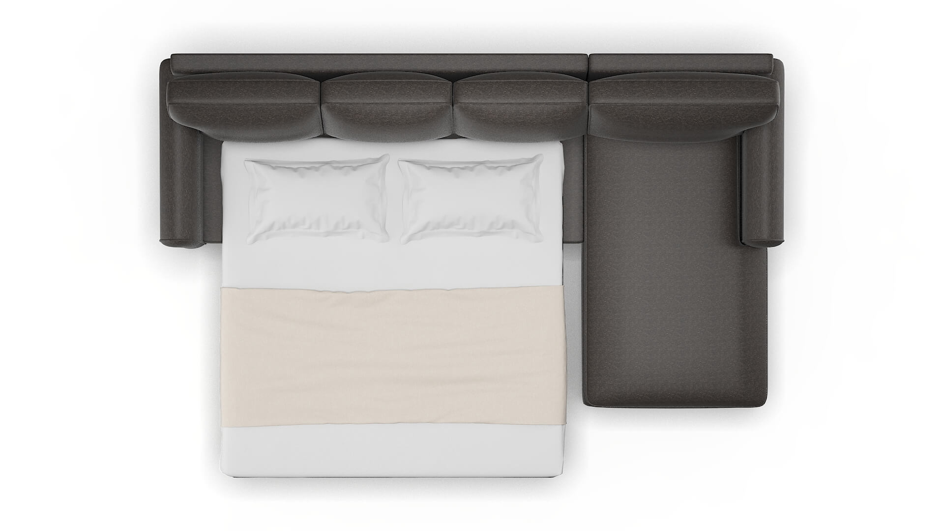 Augusta Phoenix Chocolate Panel Sleeper Espresso legs 3