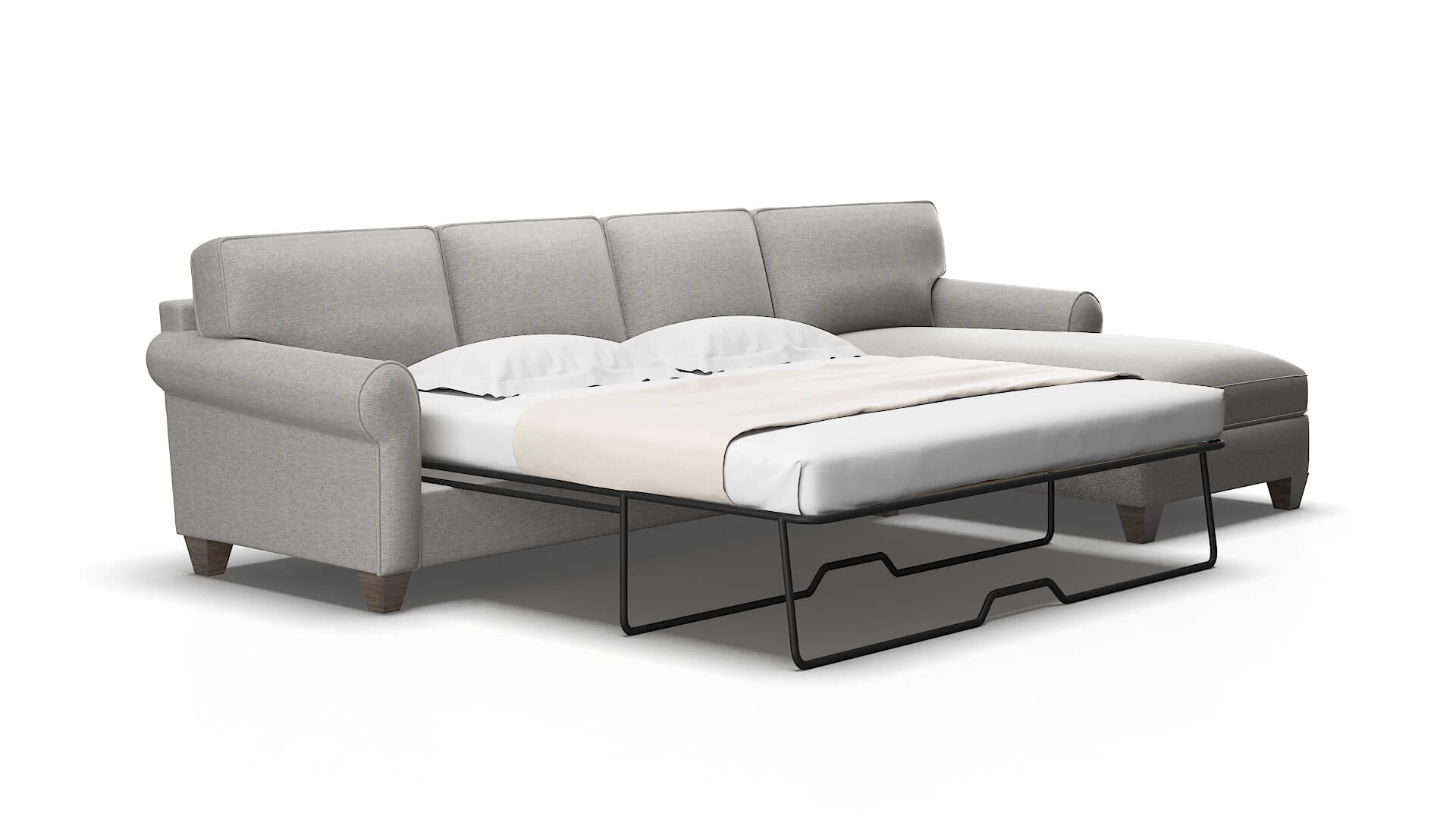 Augusta Phoenix smoke Panel sleeper Espresso Legs  2